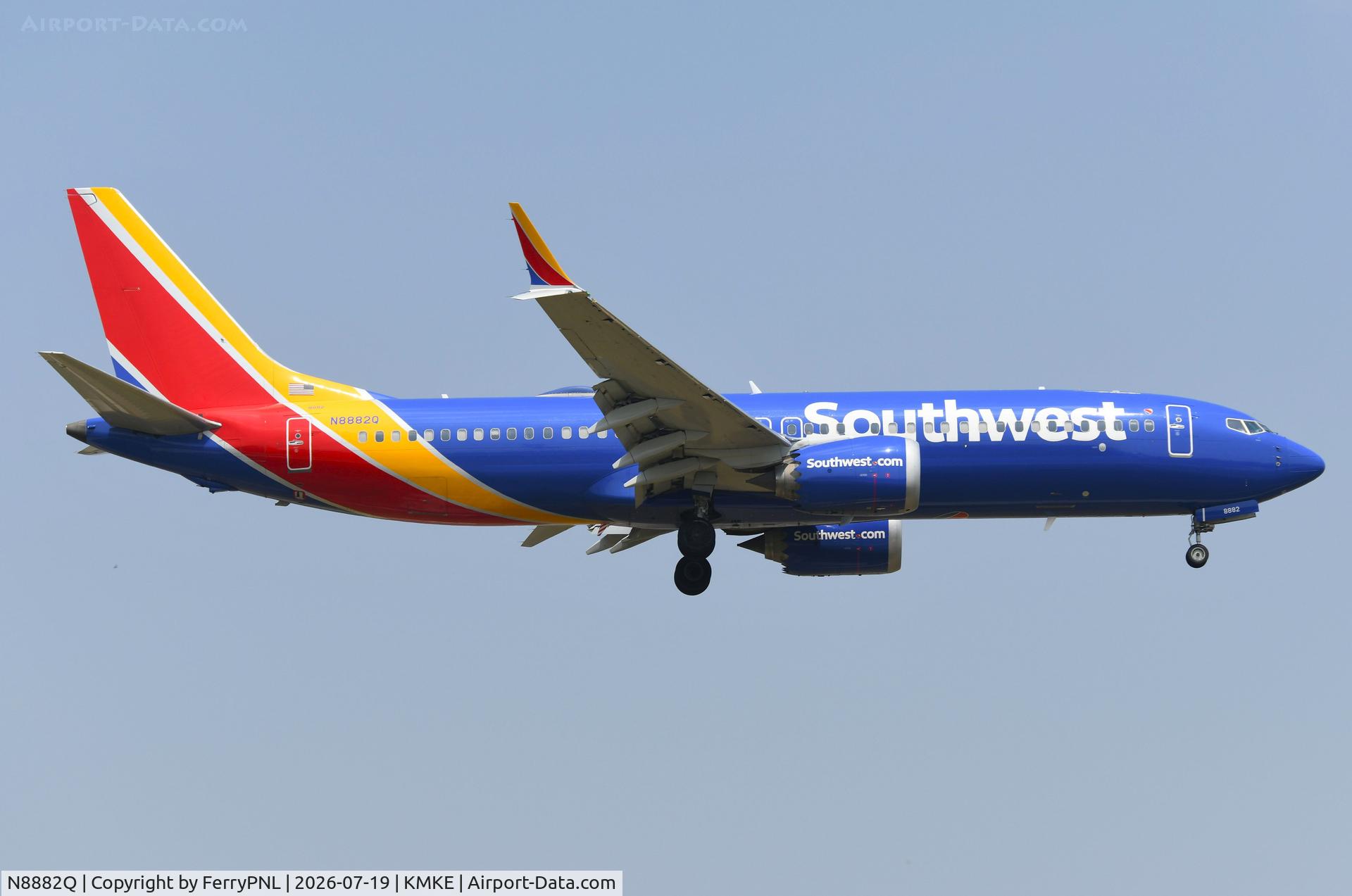 N8882Q, 2023 Boeing 737-8 MAX, c/n 67967 l/n 8639, Southwest B738Max