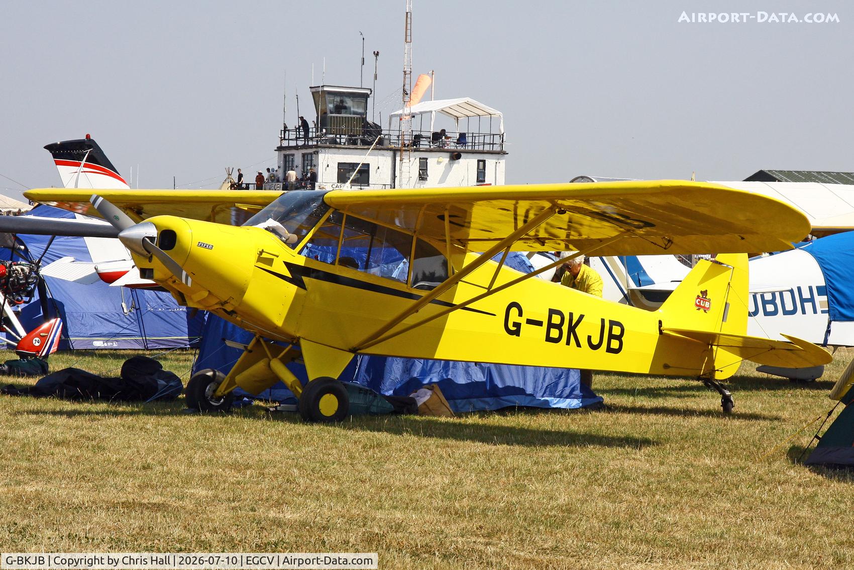 G-BKJB, 1950 Piper L-21A Super Cub (PA-18-125), c/n 18-574, Sleapkosh 26, day 1, 10/07/26
