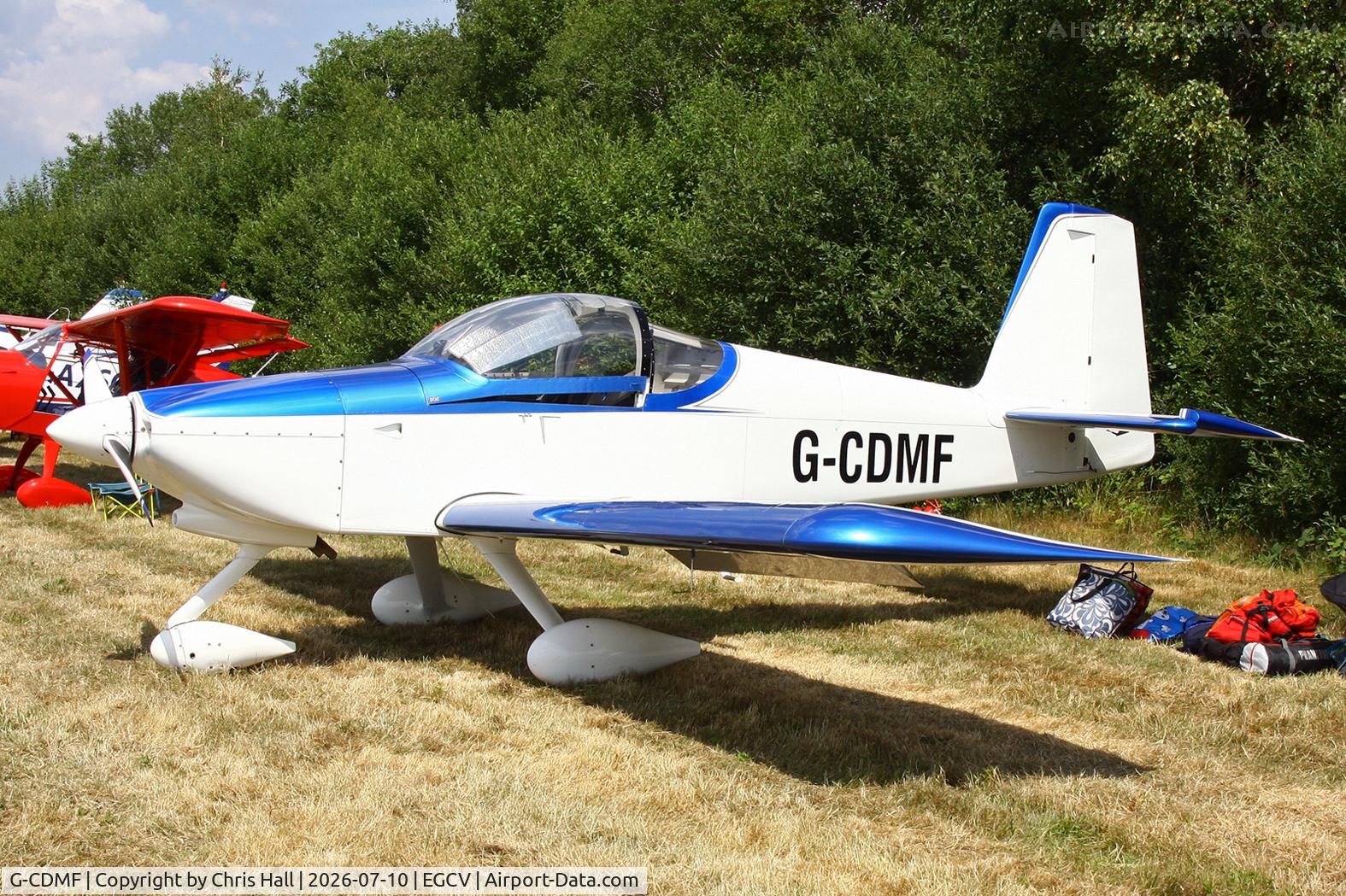 Aircraft G-CDMF, 2006 Vans RV-9A, c/n PFA 320-14157, Sleapkosh 26, day 1, 10/07/26, at EGCV, photo by Chris Hall