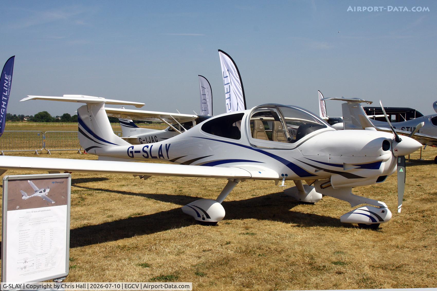 G-SLAY, 2023 Diamond Aircraft Industries DA-40 NG Diamond Star, c/n 40.N613, Sleapkosh 26, day 1, 10/07/26