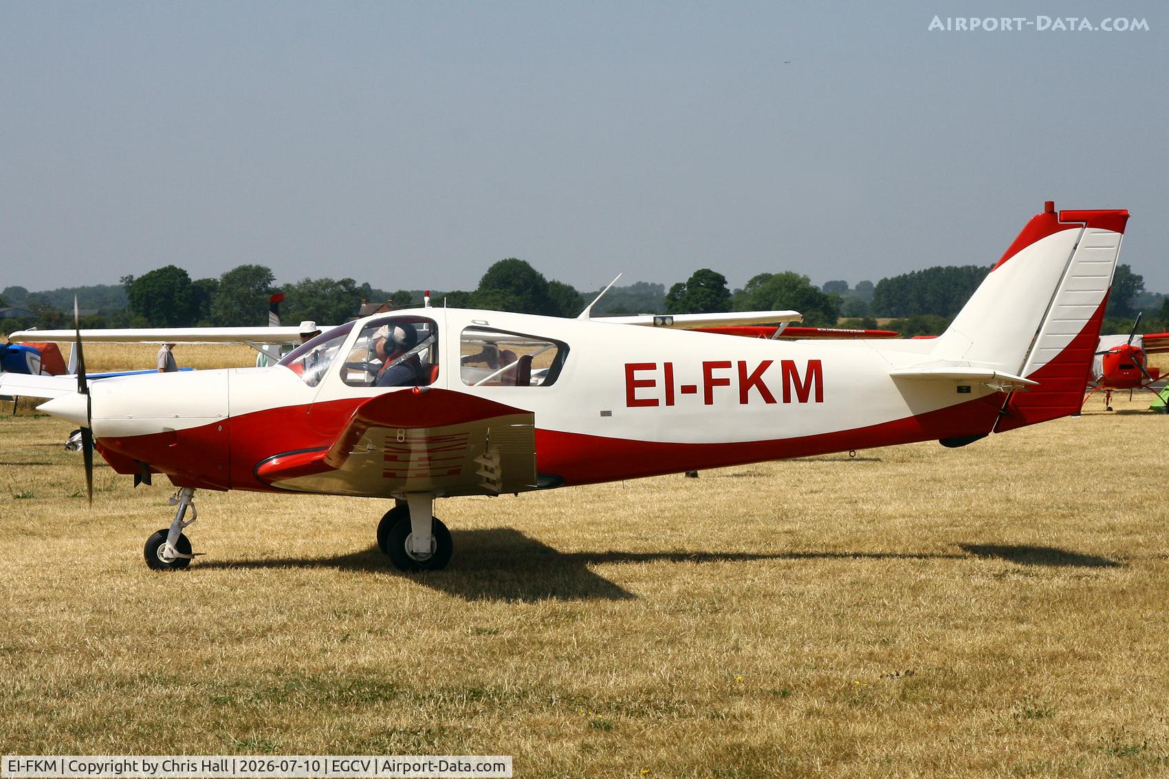 Aircraft EI-FKM, Wassmer WA-81 Piranha Piranha, c/n WA819, Sleapkosh 26, day 1, 10/07/26, at EGCV, photo by Chris Hall