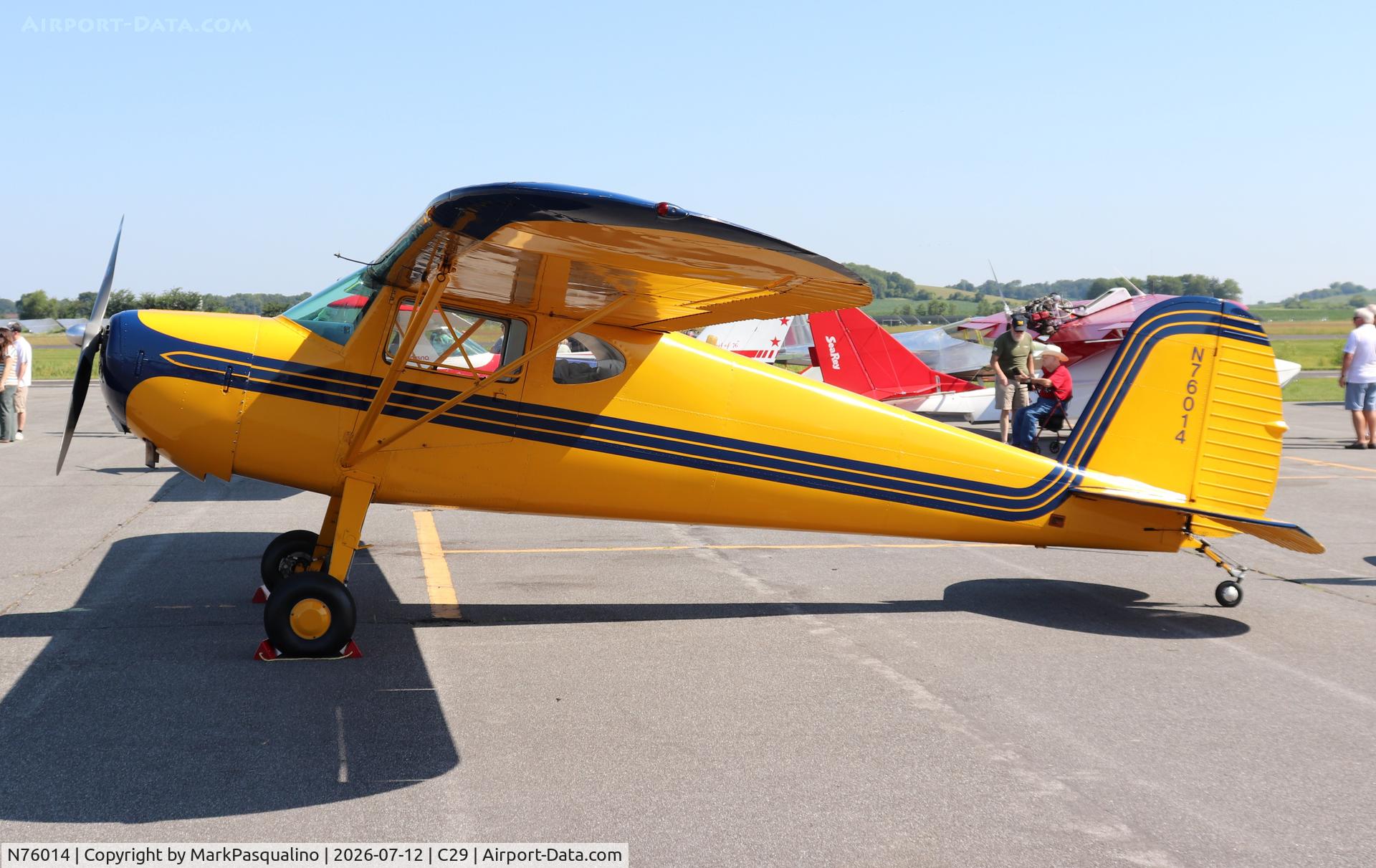 N76014, 1946 Cessna 140, c/n 10408, Cessna 140