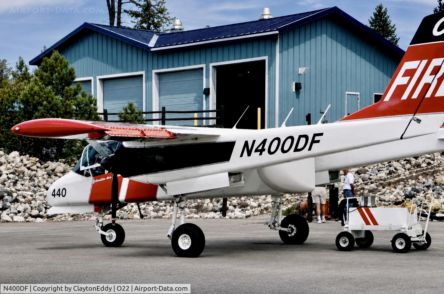 N400DF, North American OV-10A Bronco, c/n 305122M65, Cokombia airport in California 1980's or 1990's