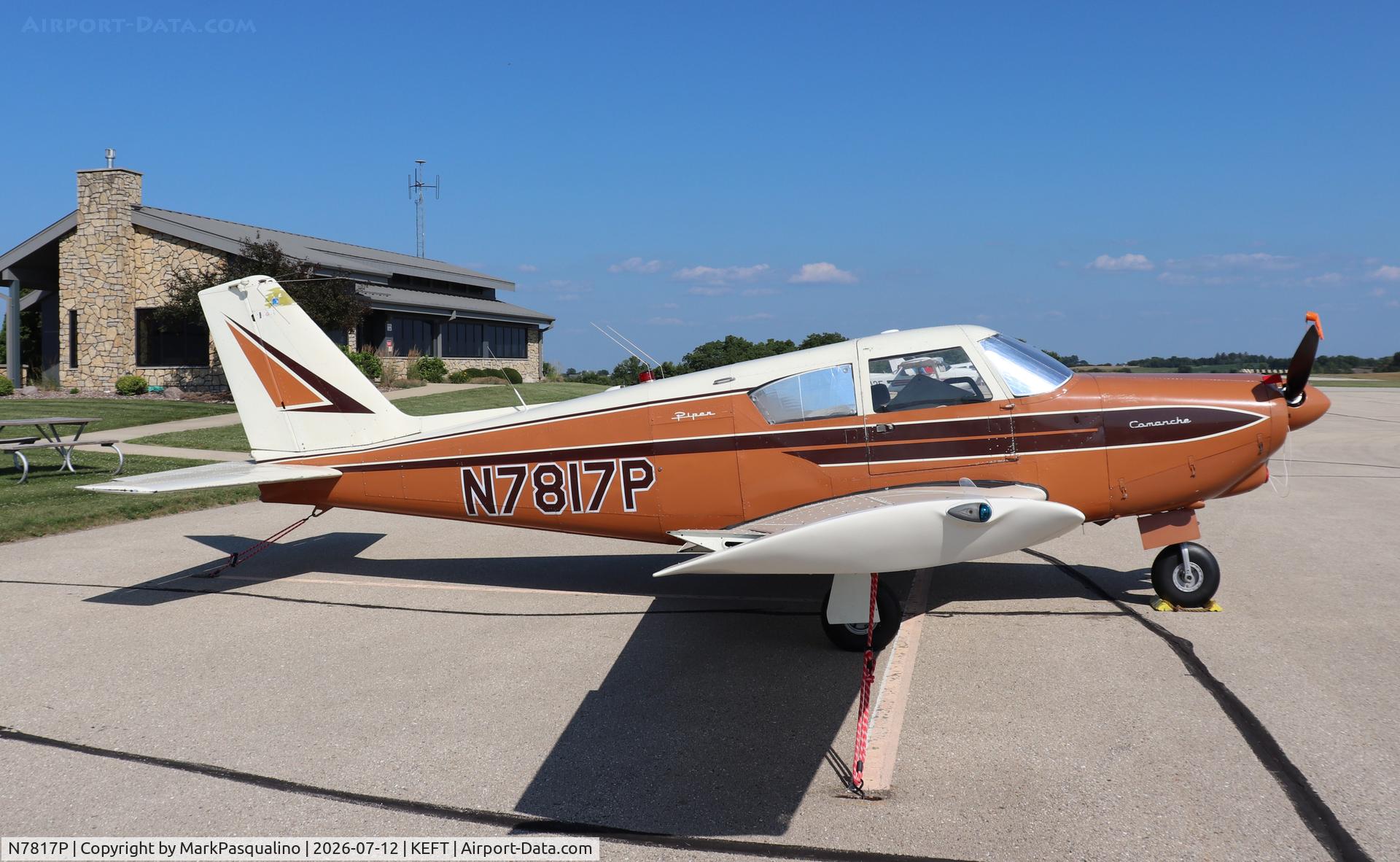 Aircraft N7817P, 1962 Piper PA-24, c/n 24-3037, Piper PA-24, at KEFT, photo by MarkPasqualino