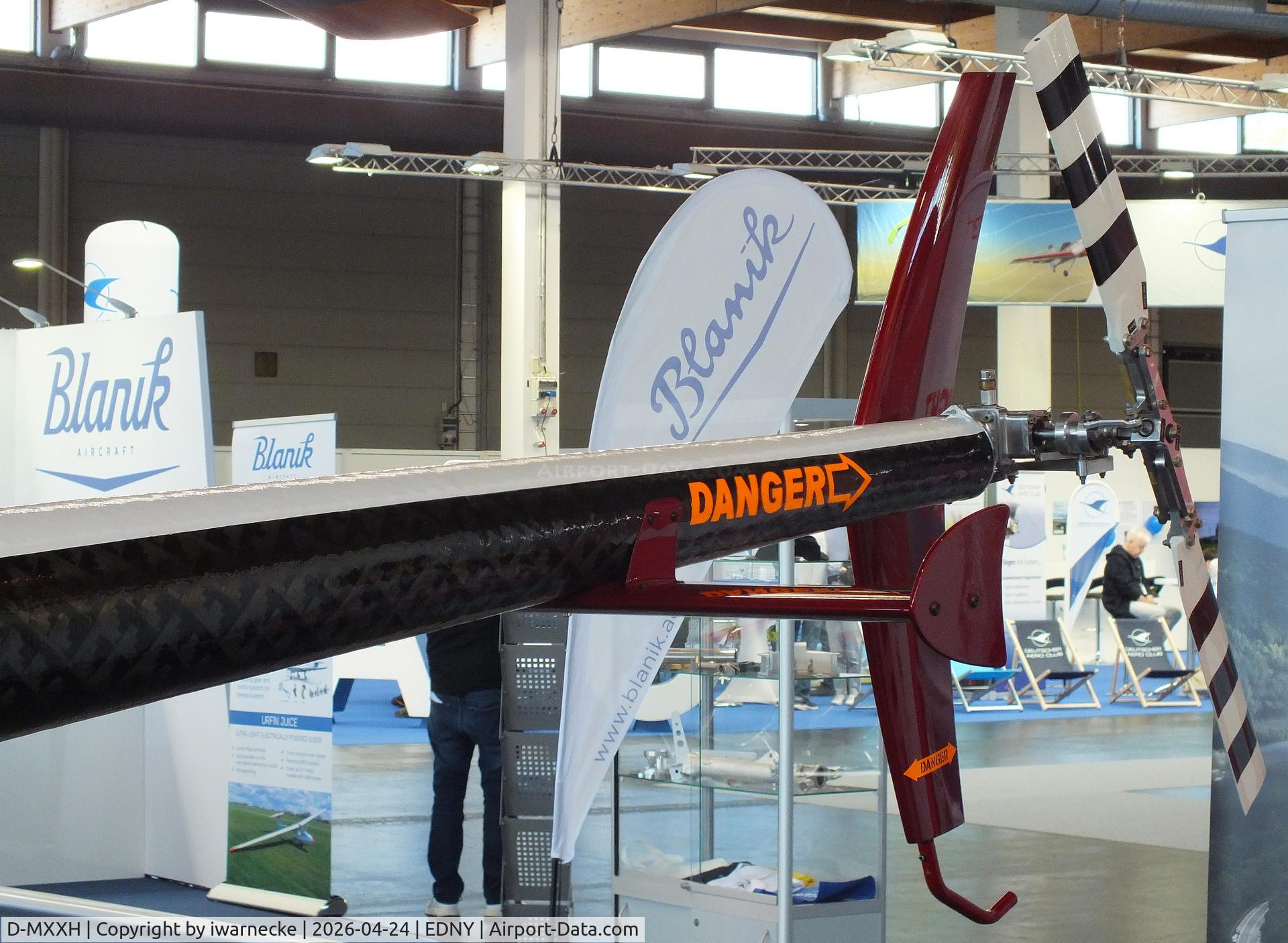 Aircraft D-MXXH, 2024 EVOcopter ClassiX, c/n 1001, EVOcopter ClassiX at the AERO 2026, Friedrichshafen, at EDNY, photo by iwarnecke