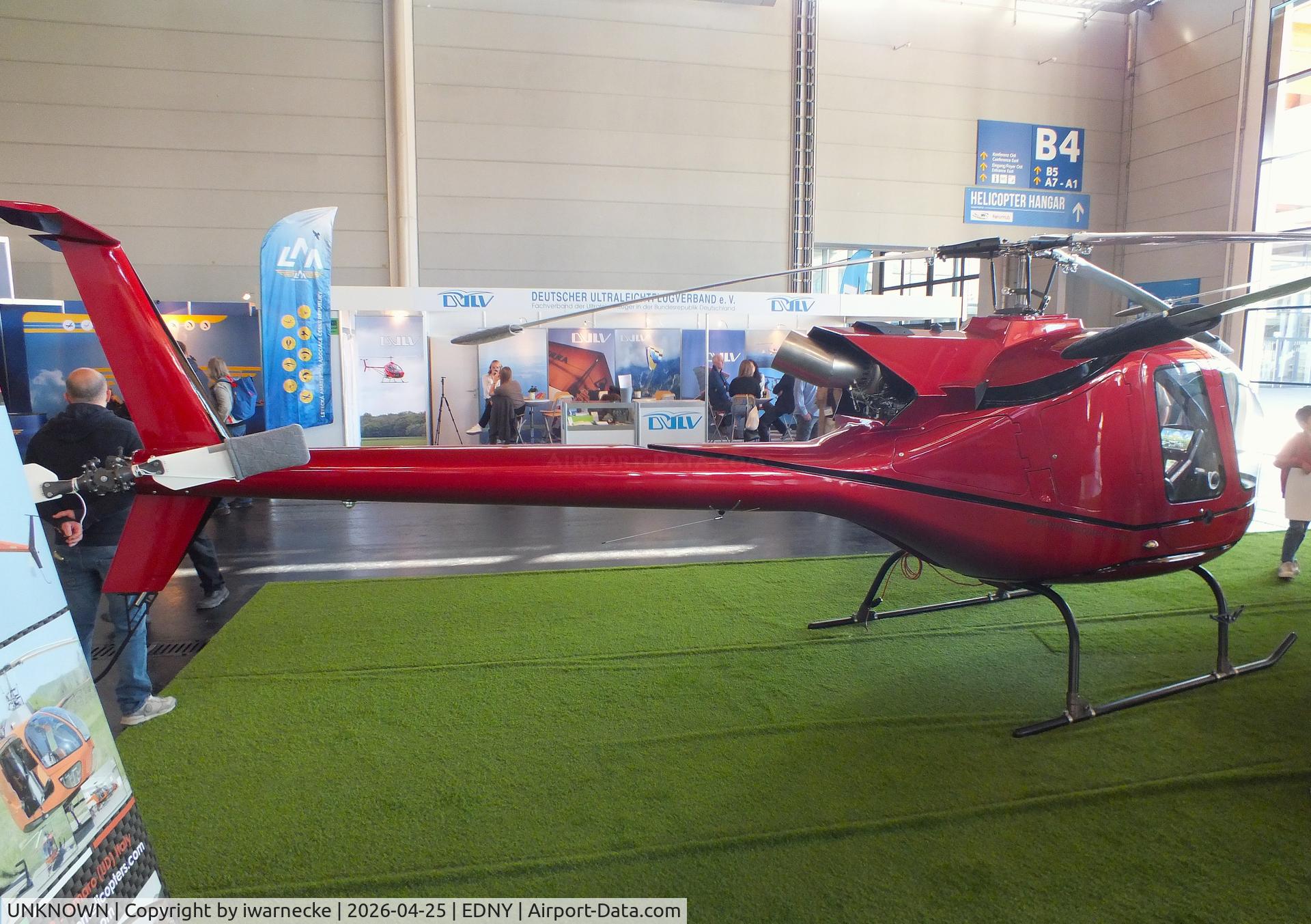 Aircraft UNKNOWN, Konner K1, c/n not found_unknown red 2026, Konner K1 at the AERO 2026, Friedrichshafen, at EDNY, photo by iwarnecke