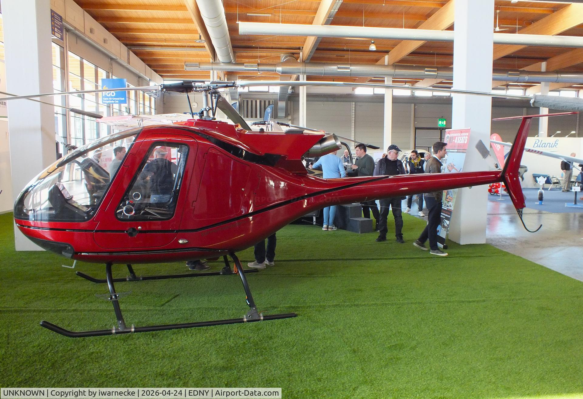 Aircraft UNKNOWN, Konner K1, c/n not found_unknown red 2026, Konner K1 at the AERO 2026, Friedrichshafen, at EDNY, photo by iwarnecke