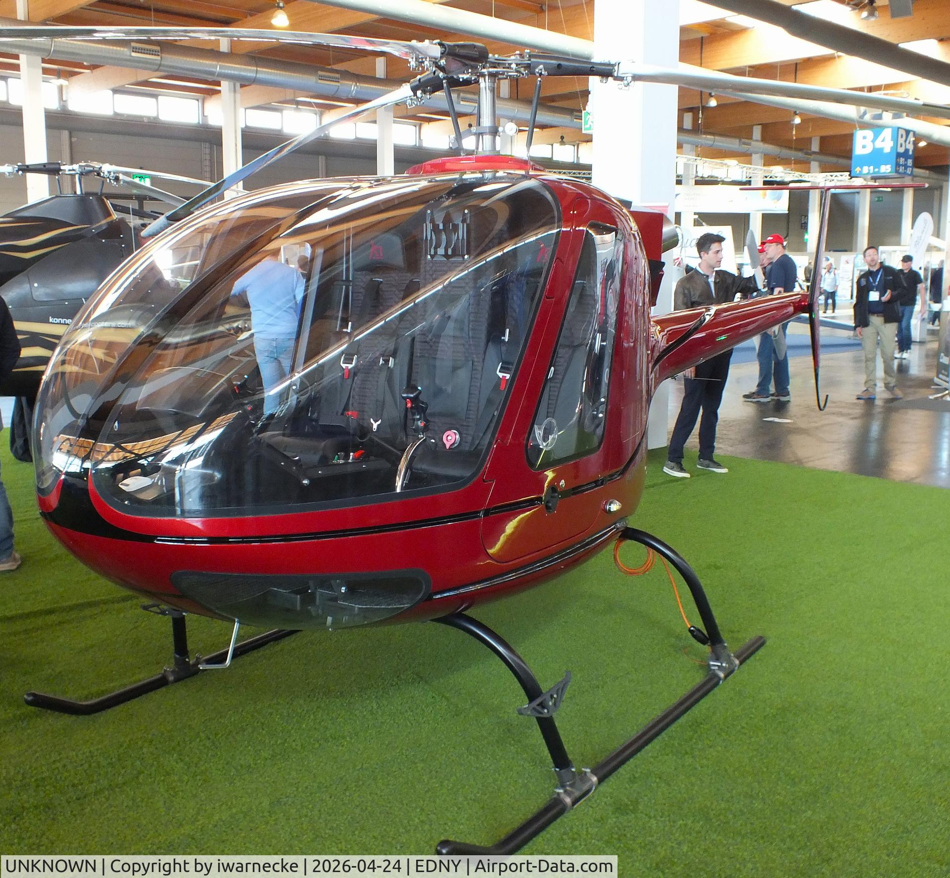 Aircraft UNKNOWN, Konner K1, c/n not found_unknown red 2026, Konner K1 at the AERO 2026, Friedrichshafen, at EDNY, photo by iwarnecke