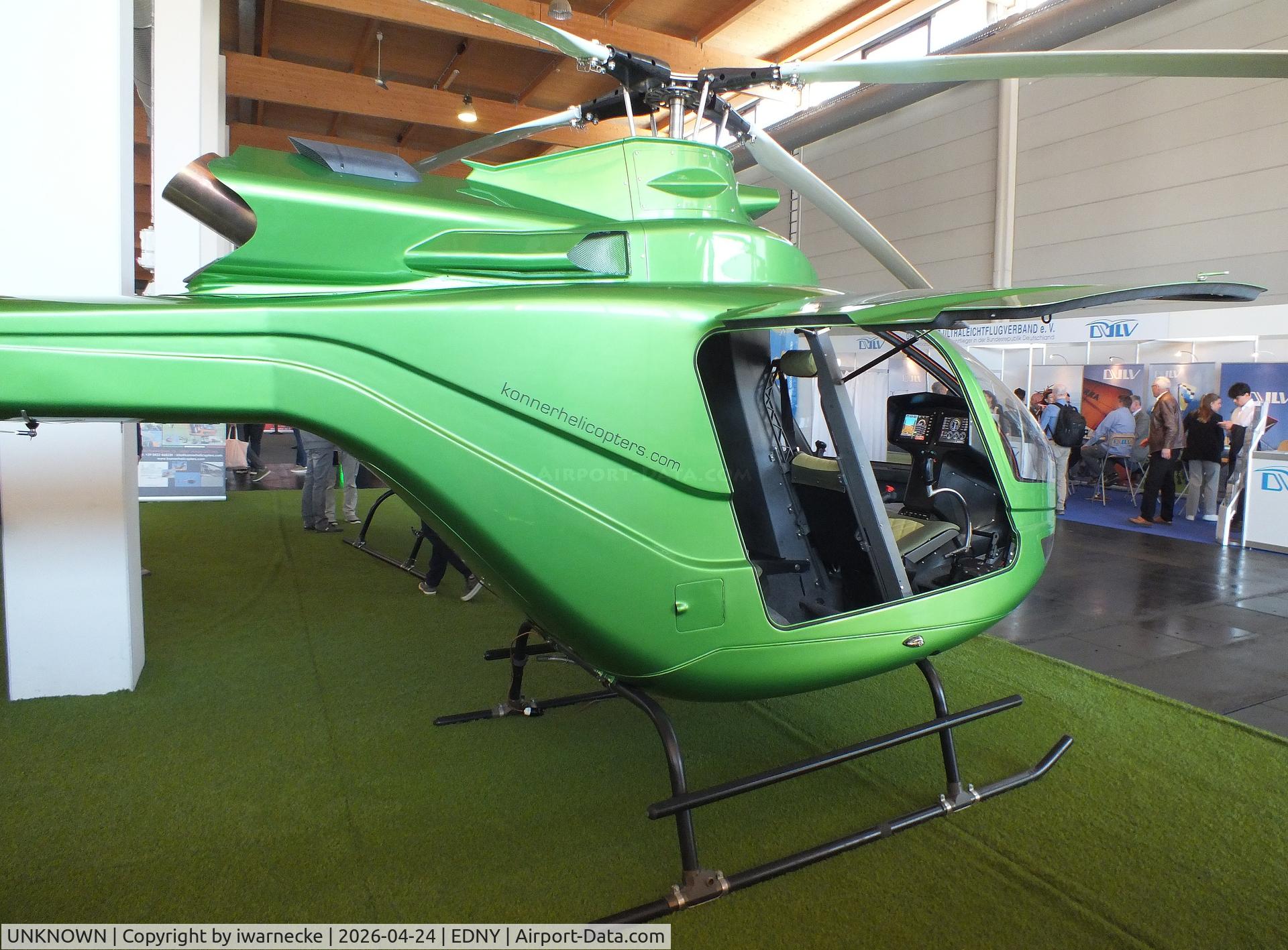 Aircraft UNKNOWN, Konner K2 Italia, c/n not found_unknown green 2026, Konner K2 Italia at the AERO 2026, Friedrichshafen, at EDNY, photo by iwarnecke