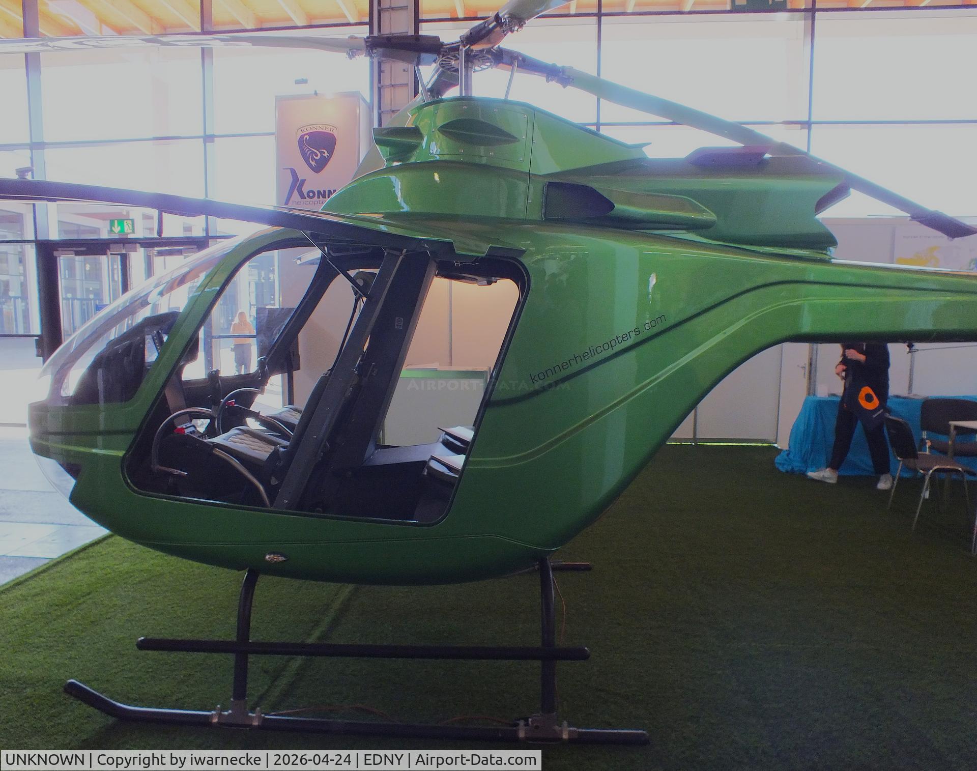 Aircraft UNKNOWN, Konner K2 Italia, c/n not found_unknown green 2026, Konner K2 Italia at the AERO 2026, Friedrichshafen, at EDNY, photo by iwarnecke
