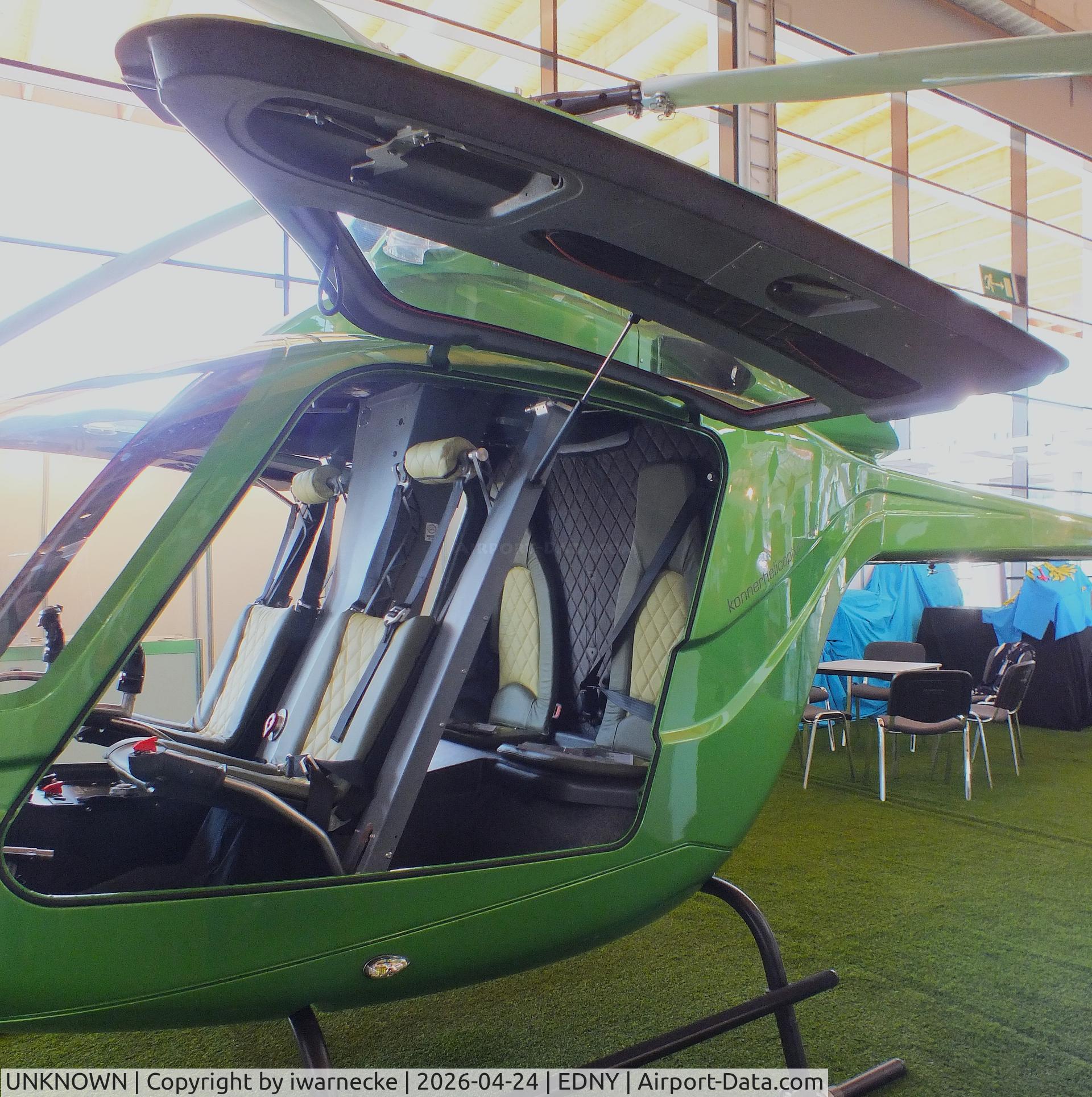 Aircraft UNKNOWN, Konner K2 Italia, c/n not found_unknown green 2026, Konner K2 Italia at the AERO 2026, Friedrichshafen, at EDNY, photo by iwarnecke