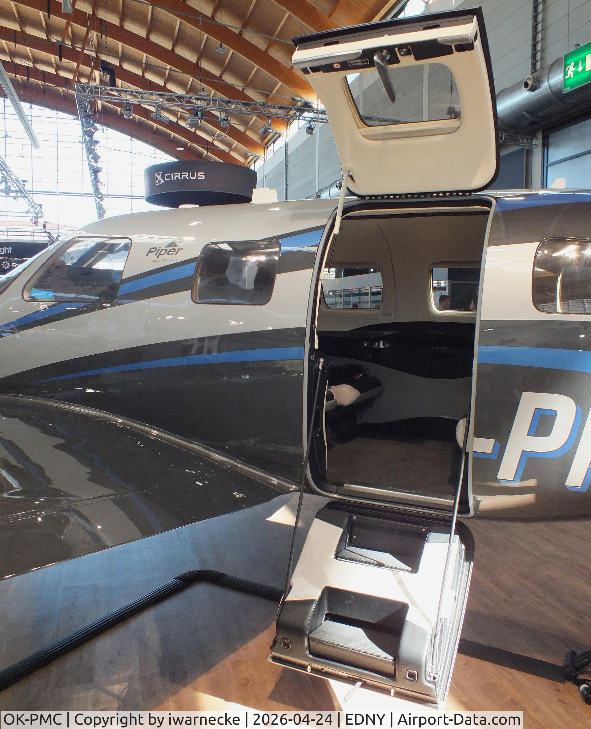 Aircraft OK-PMC, 2025 Piper PA-46-M500, c/n 46-97725, Piper PA-46-M500 Malibu Meridian at the AERO 2026, Friedrichshafen, at EDNY, photo by iwarnecke