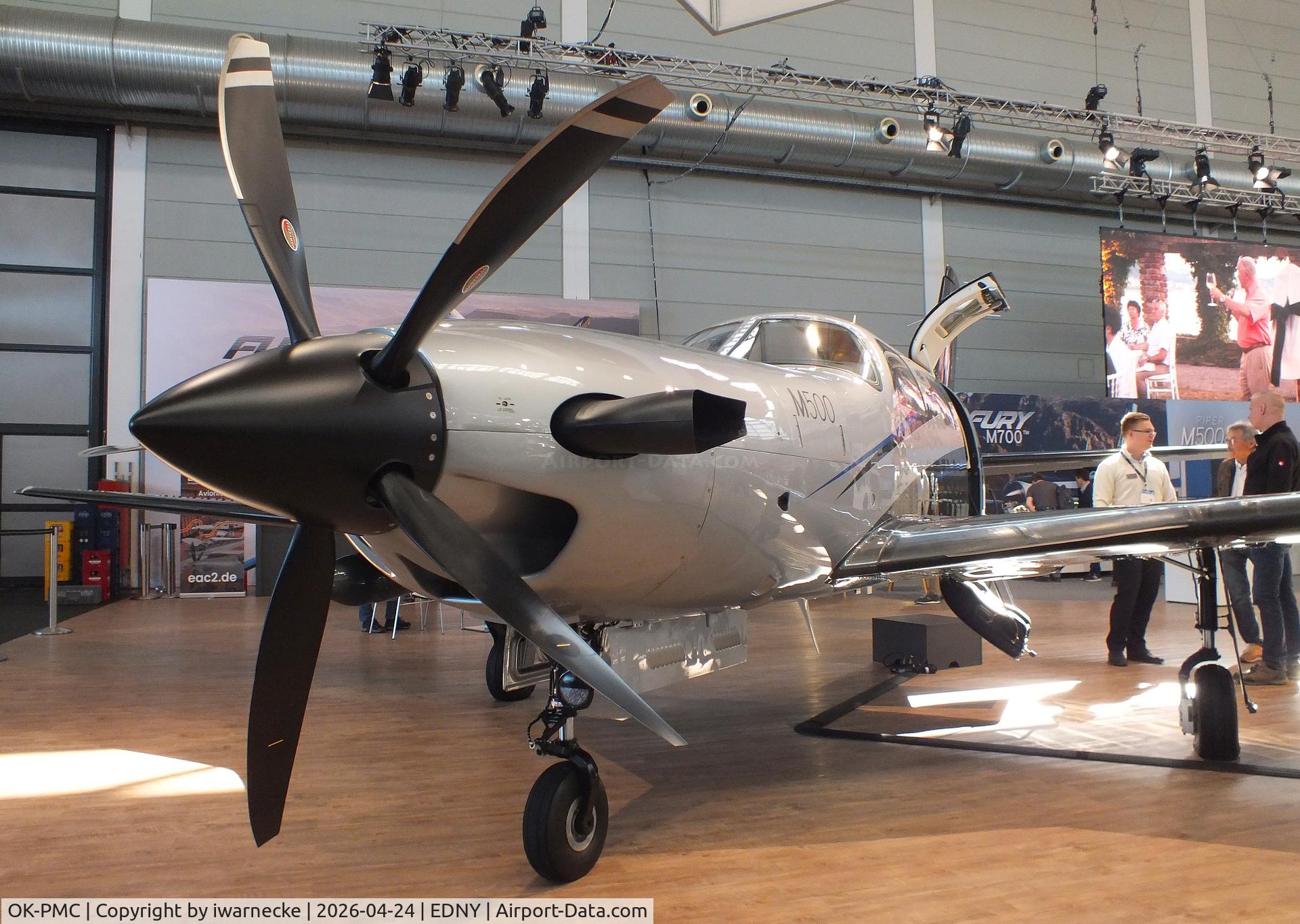 Aircraft OK-PMC, 2025 Piper PA-46-M500, c/n 46-97725, Piper PA-46-M500 Malibu Meridian at the AERO 2026, Friedrichshafen, at EDNY, photo by iwarnecke