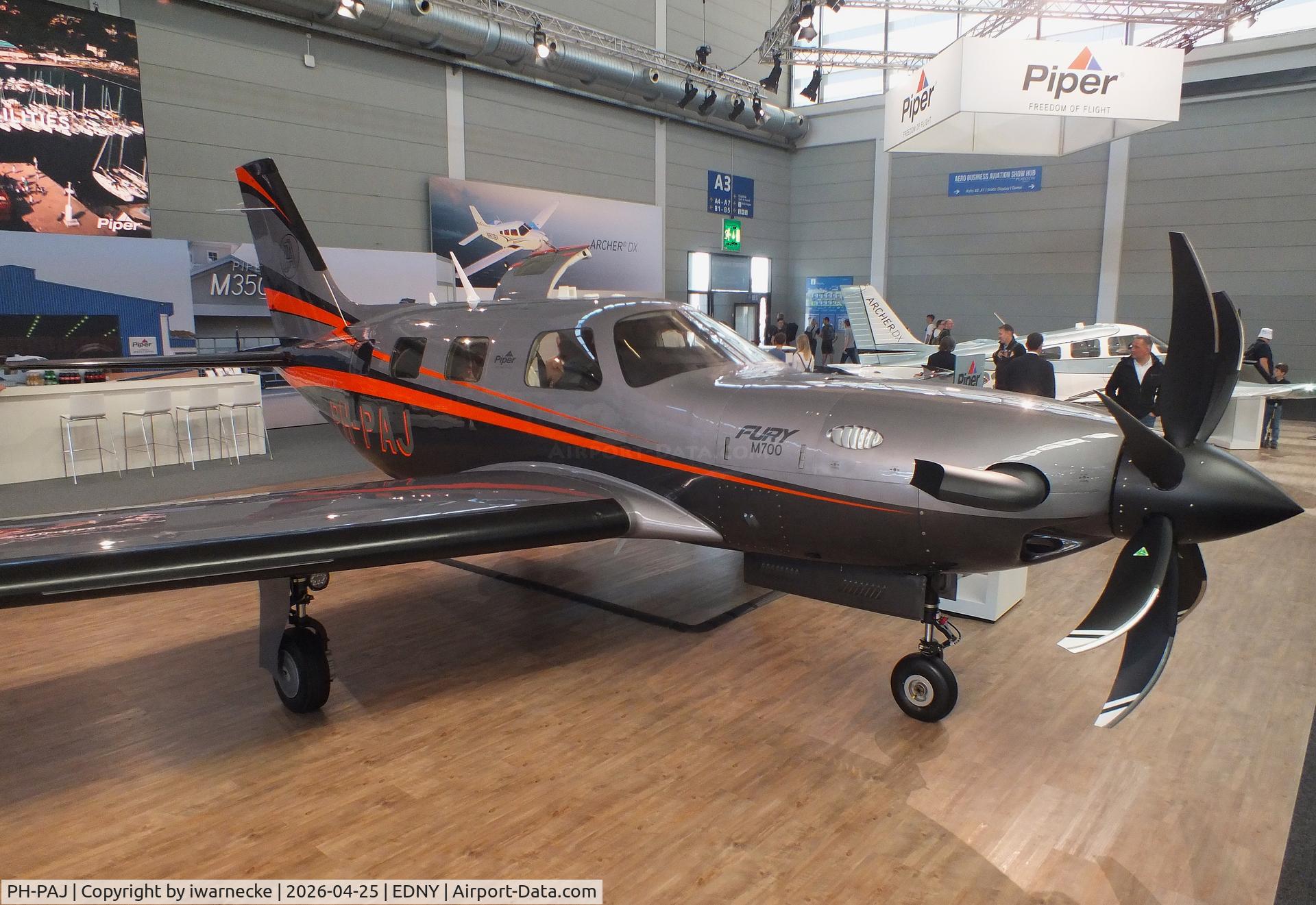 PH-PAJ, 2025 Piper PA-46-701TP M700 Fury, c/n 46020059, Piper PA-46-701TP M700 Fury at the AERO 2026, Friedrichshafen