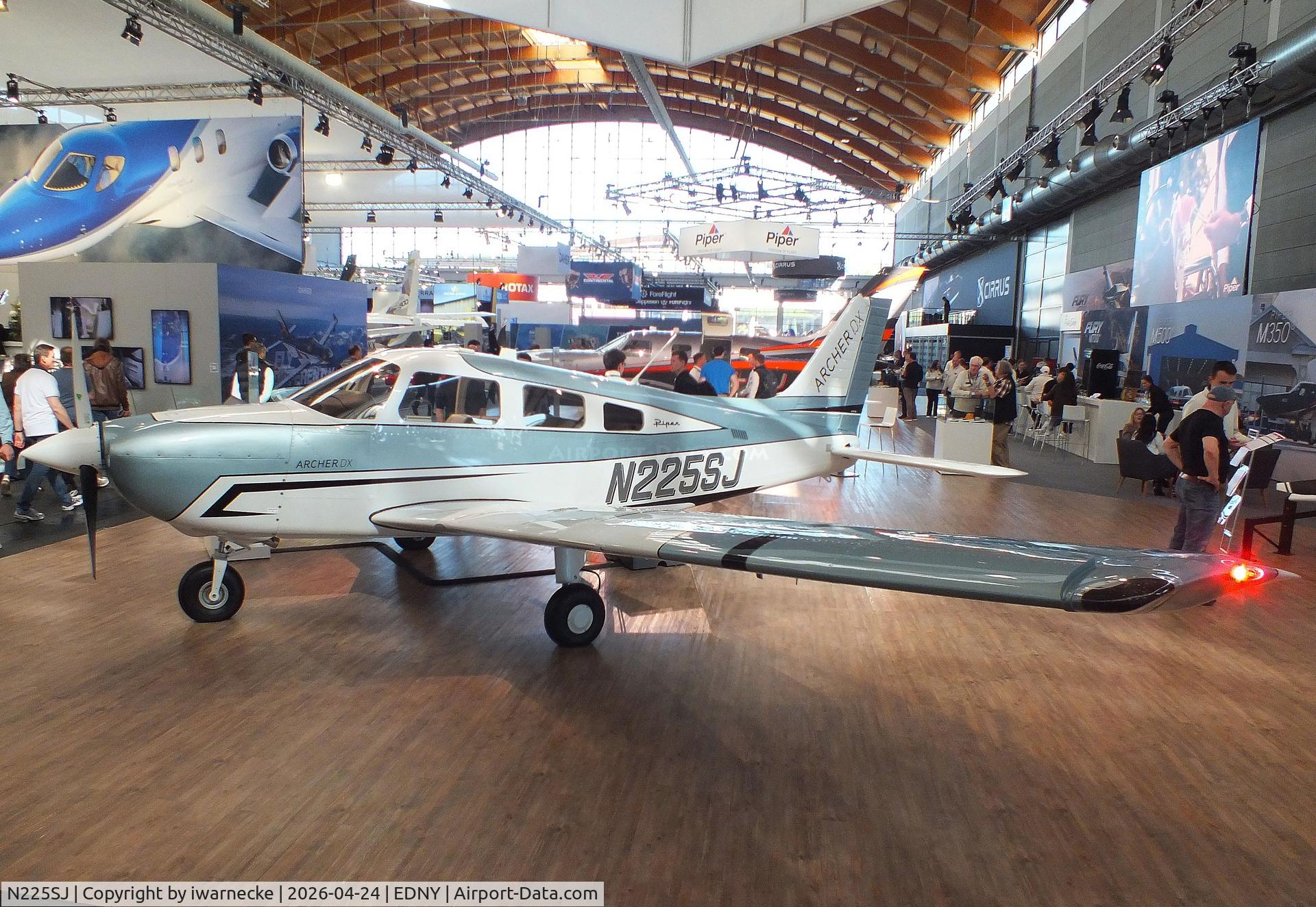 N225SJ, 2025 Piper PA-28-181 Archer DX, c/n 2881845, Piper PA-28-181 Archer DX with Thielert (Continental CD-155) diesel engine at the AERO 2026, Friedrichshafen