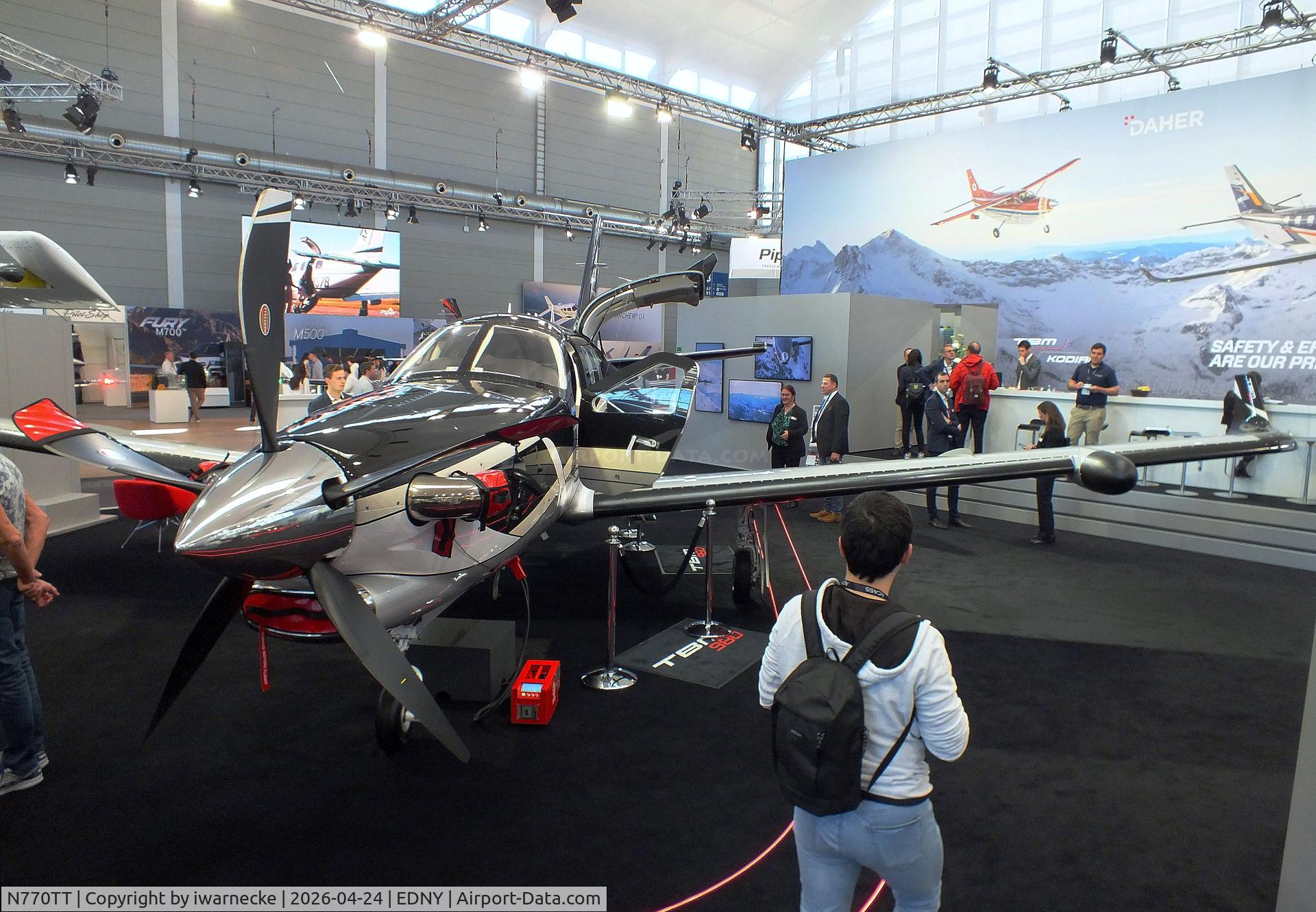 N770TT, 2026 Daher TBM-980, c/n 1640, Daher-Socata TBM-980 at the AERO 2024, Friedrichshafen