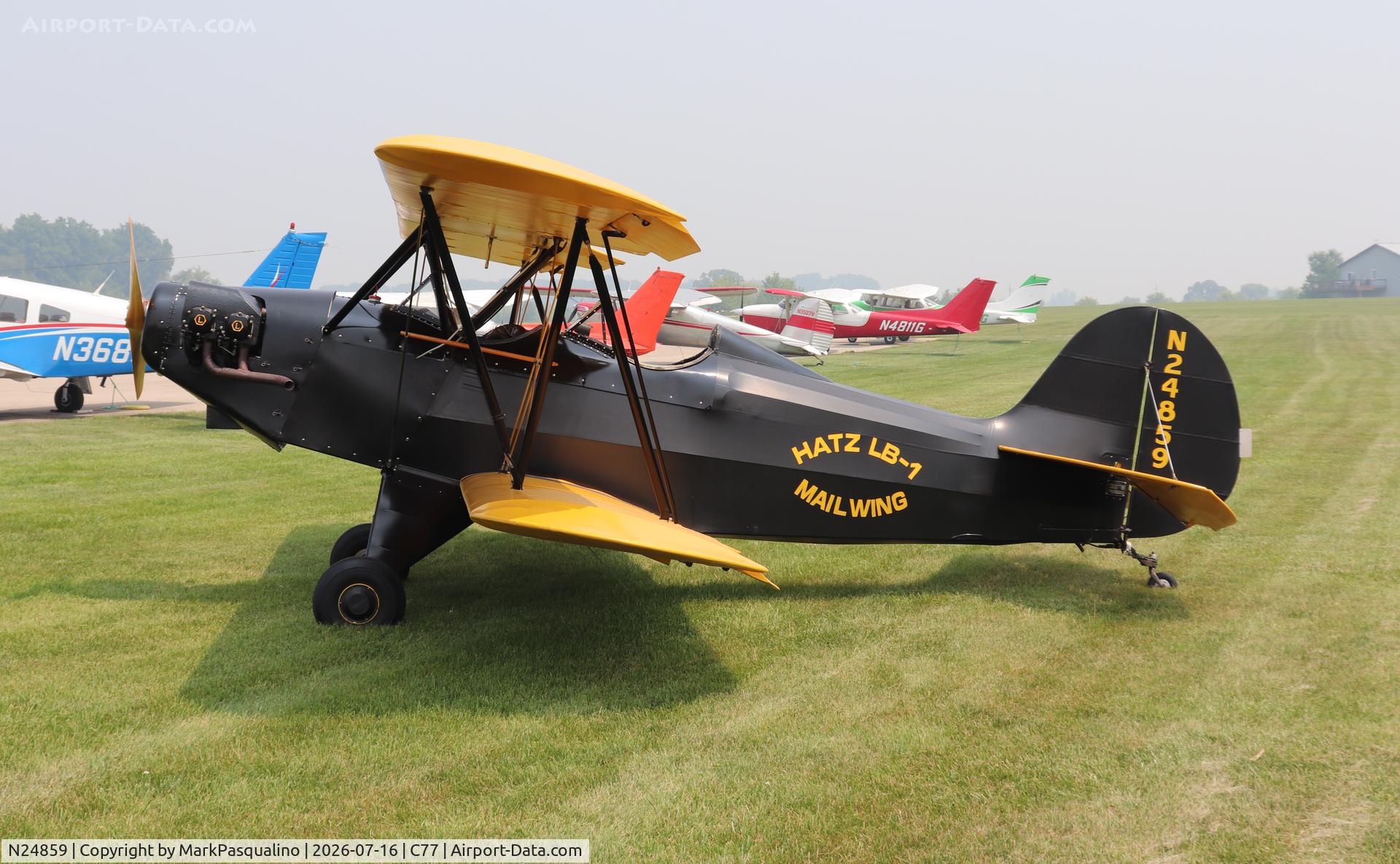 Aircraft N24859, 2000 Hatz LB-1, c/n 248, Hatz LB-1, at C77, photo by MarkPasqualino