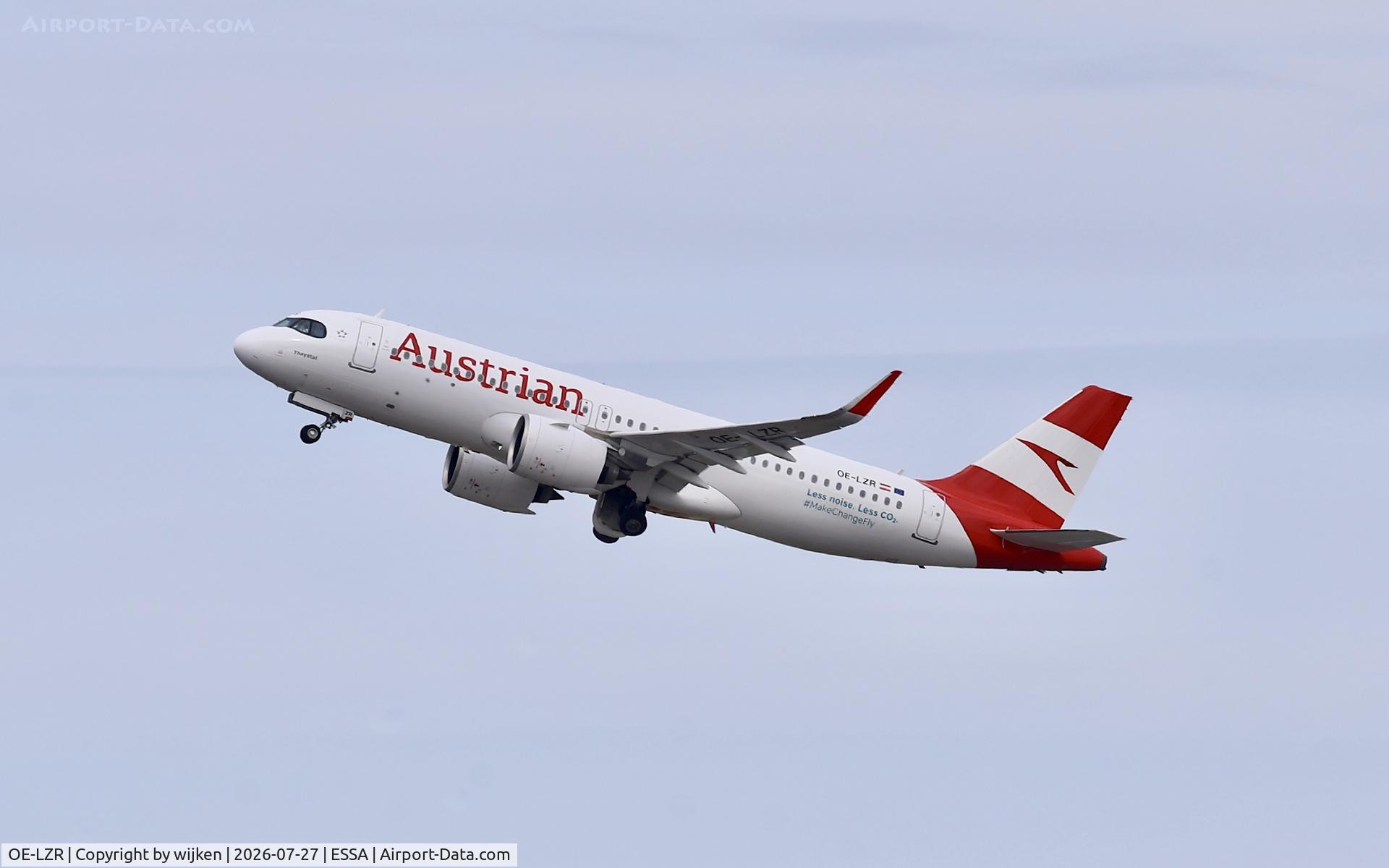 OE-LZR, 2023 Airbus A320-271N, c/n 11808, Rwy 19R