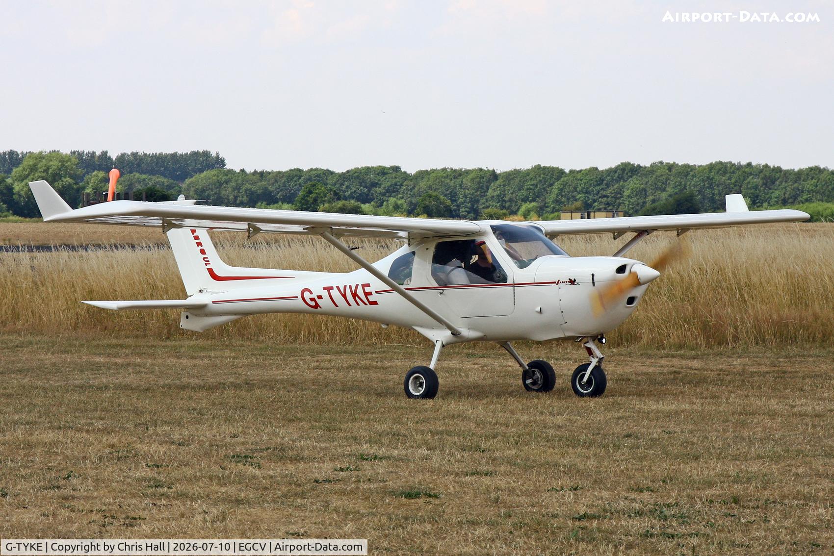 Aircraft G-TYKE, 2001 Jabiru UL-450, c/n PFA 274A-13739, Sleapkosh 26, day 1, 10/07/26, at EGCV, photo by Chris Hall