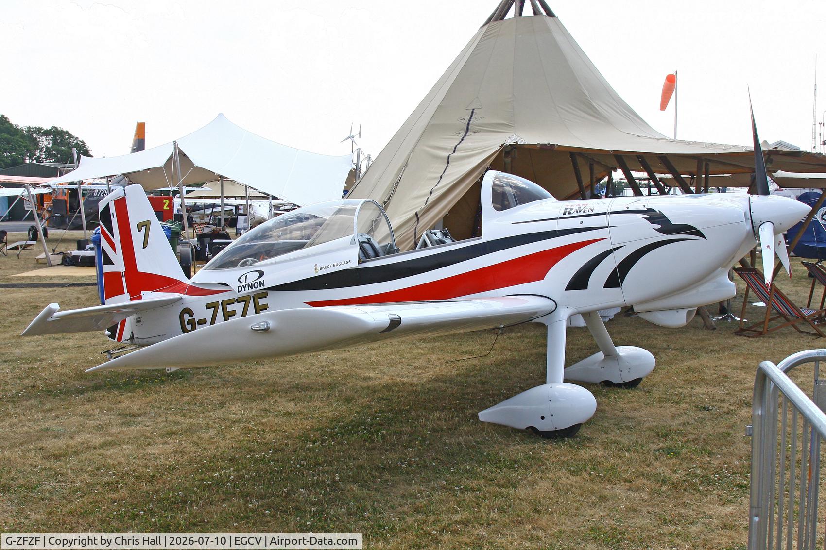 Aircraft G-ZFZF, 2007 Vans RV-8, c/n PFA 303-13639, Sleapkosh 26, day 1, 10/07/26, at EGCV, photo by Chris Hall