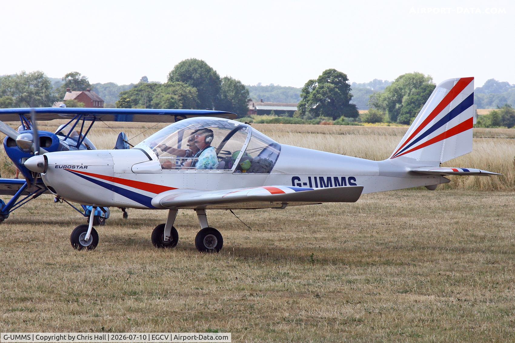 Aircraft G-UMMS, 2005 Cosmik EV-97 TeamEurostar UK, c/n 2316, Sleapkosh 26, day 1, 10/07/26, at EGCV, photo by Chris Hall
