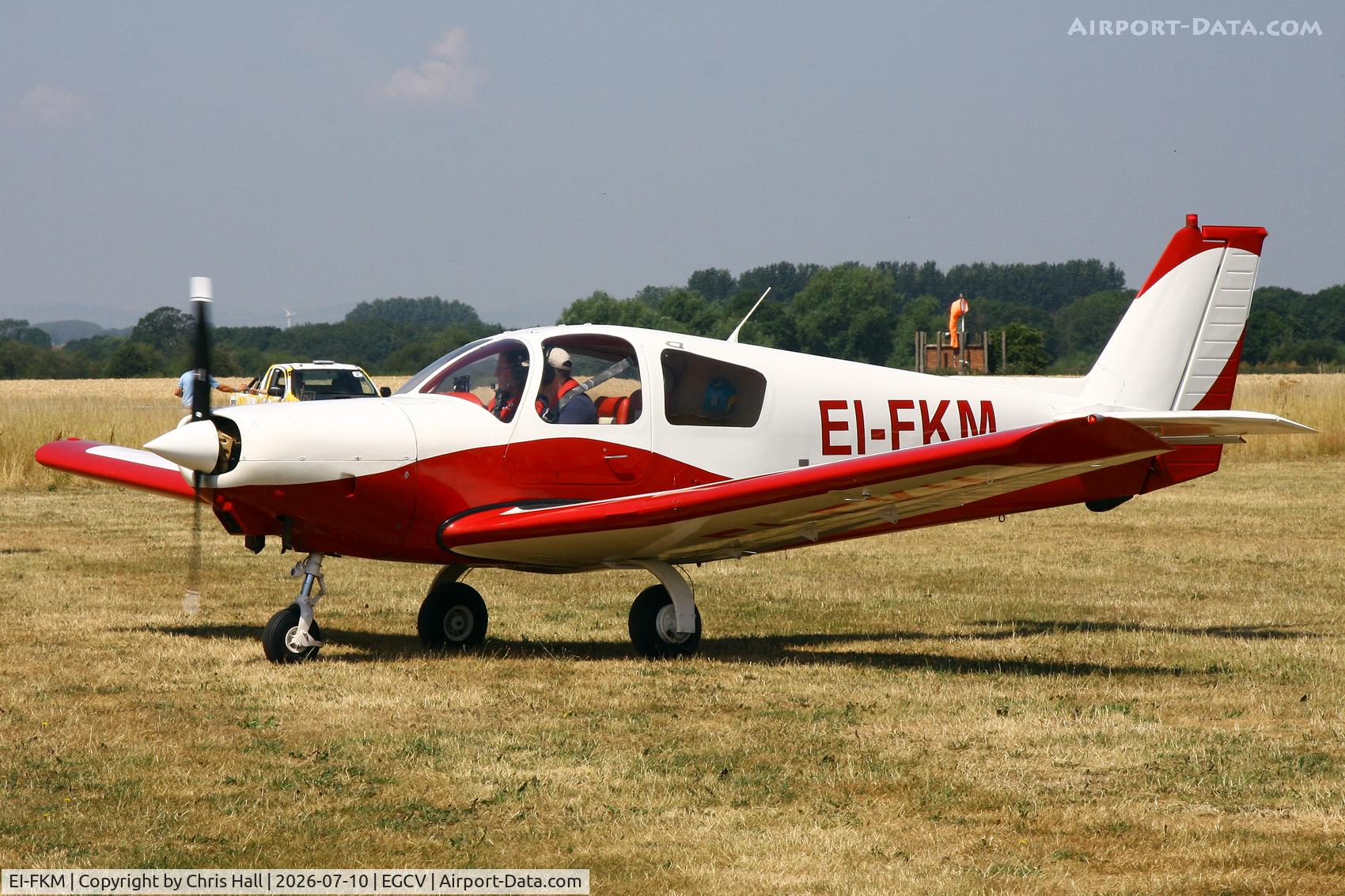 Aircraft EI-FKM, Wassmer WA-81 Piranha Piranha, c/n WA819, Sleapkosh 26, day 1, 10/07/26, at EGCV, photo by Chris Hall