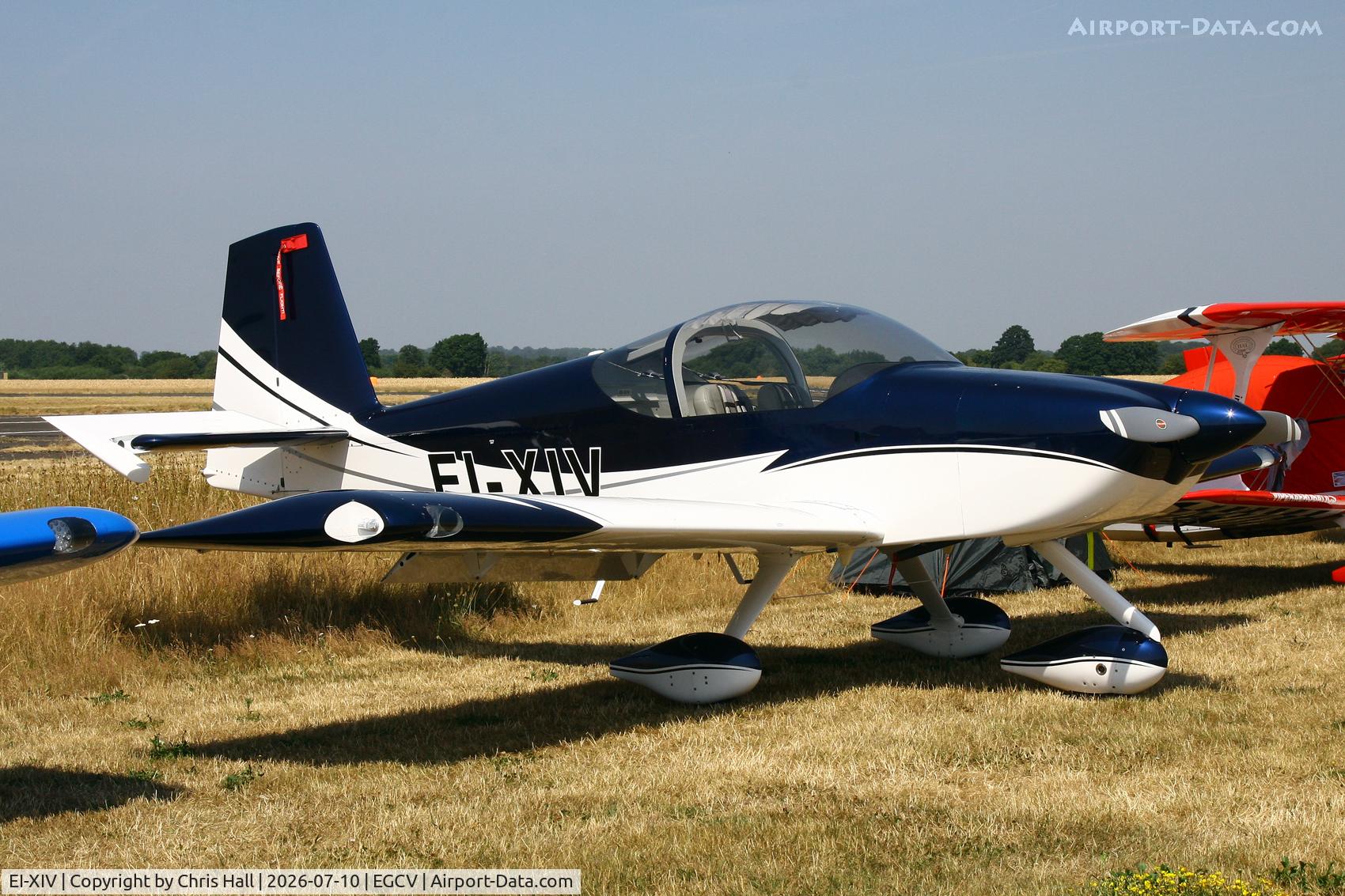 Aircraft EI-XIV, Vans RV-14A, c/n 140575, Sleapkosh 26, day 1, 10/07/26, at EGCV, photo by Chris Hall