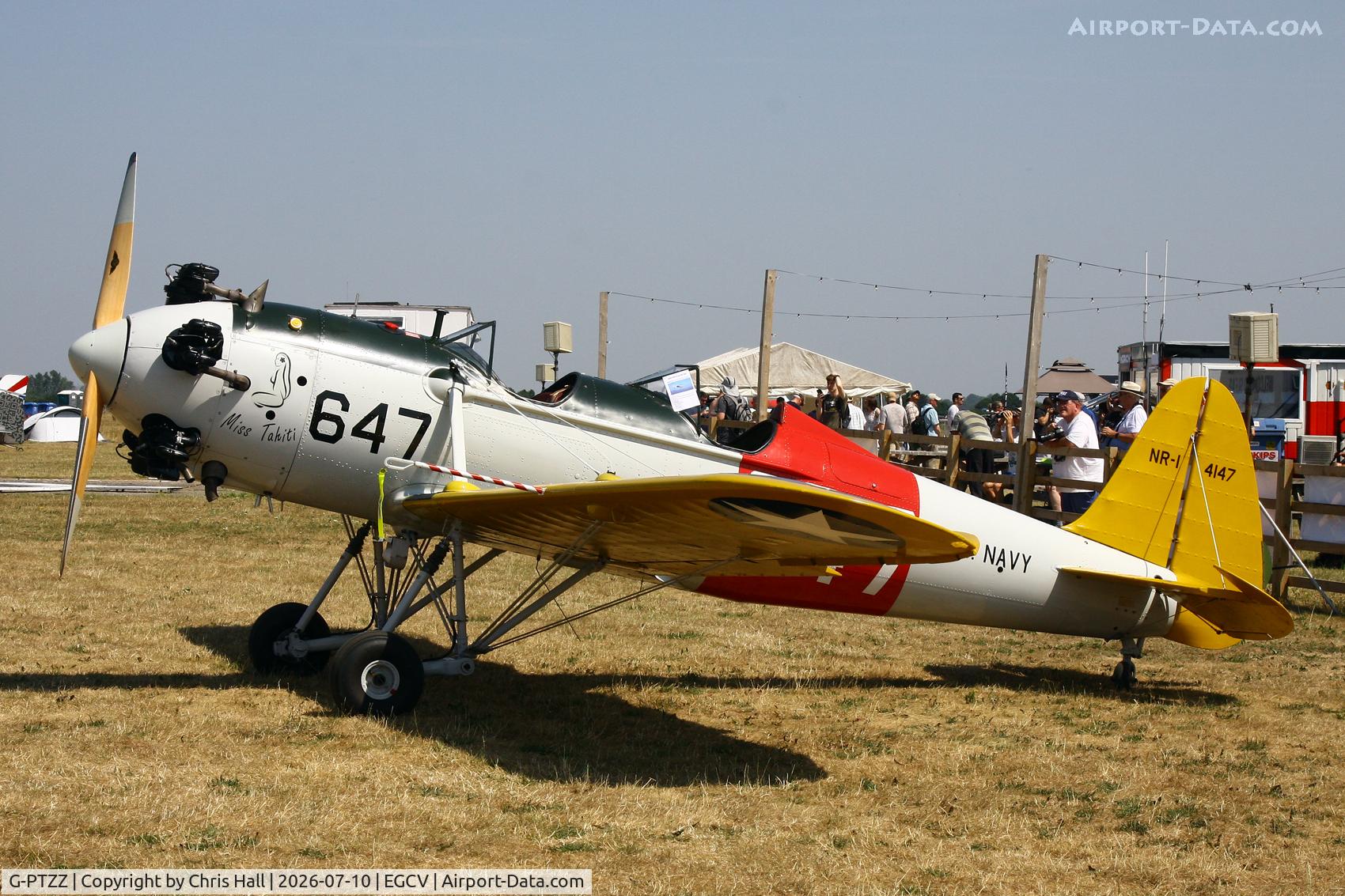 Aircraft G-PTZZ, 1941 Ryan PT-22 Recruit (ST3KR), c/n 1676, Sleapkosh 26, day 1, 10/07/26, at EGCV, photo by Chris Hall
