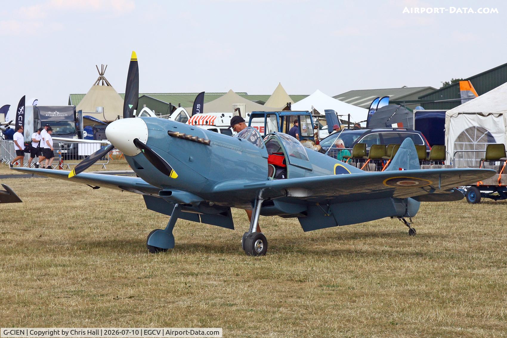 G-CIEN, 2014 Supermarine Aircraft Spitfire Mk.26, c/n PFA 324-14492, Sleapkosh 26, day 1, 10/07/26