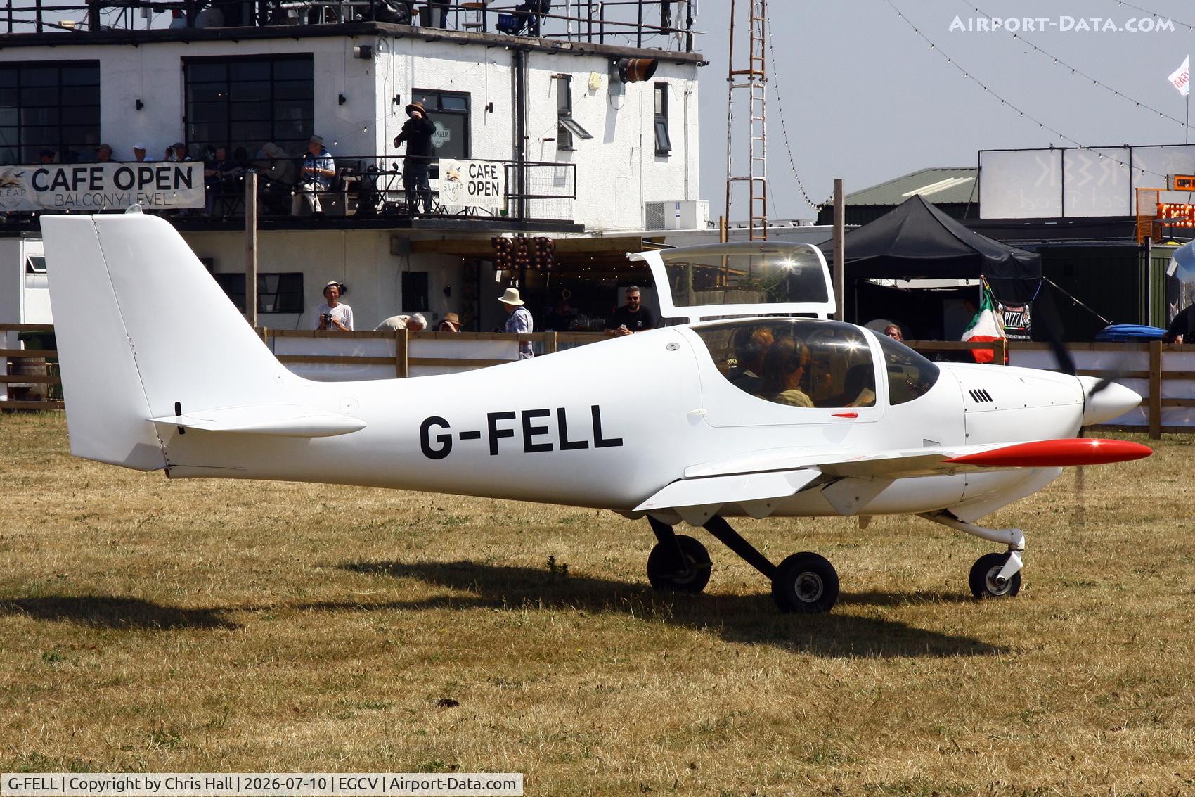 Aircraft G-FELL, 1998 Europa XS Tri-Gear, c/n PFA 247-13208, Sleapkosh 26, day 1, 10/07/26, at EGCV, photo by Chris Hall
