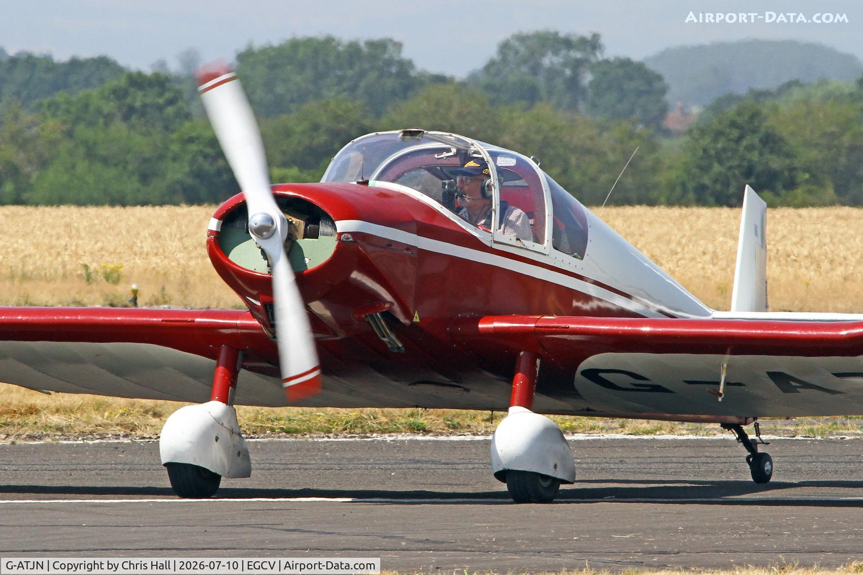 Aircraft G-ATJN, 1958 Jodel D-119, c/n 863, Sleapkosh 26, day 1, 10/07/26, at EGCV, photo by Chris Hall
