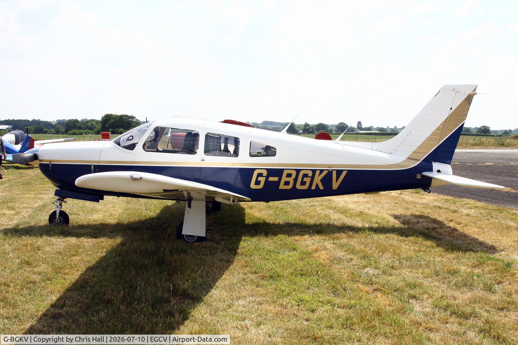 G-BGKV, 1977 Piper PA-28R-201 Cherokee Arrow III, c/n 28R-7737156, Sleapkosh 26, day 1, 10/07/26