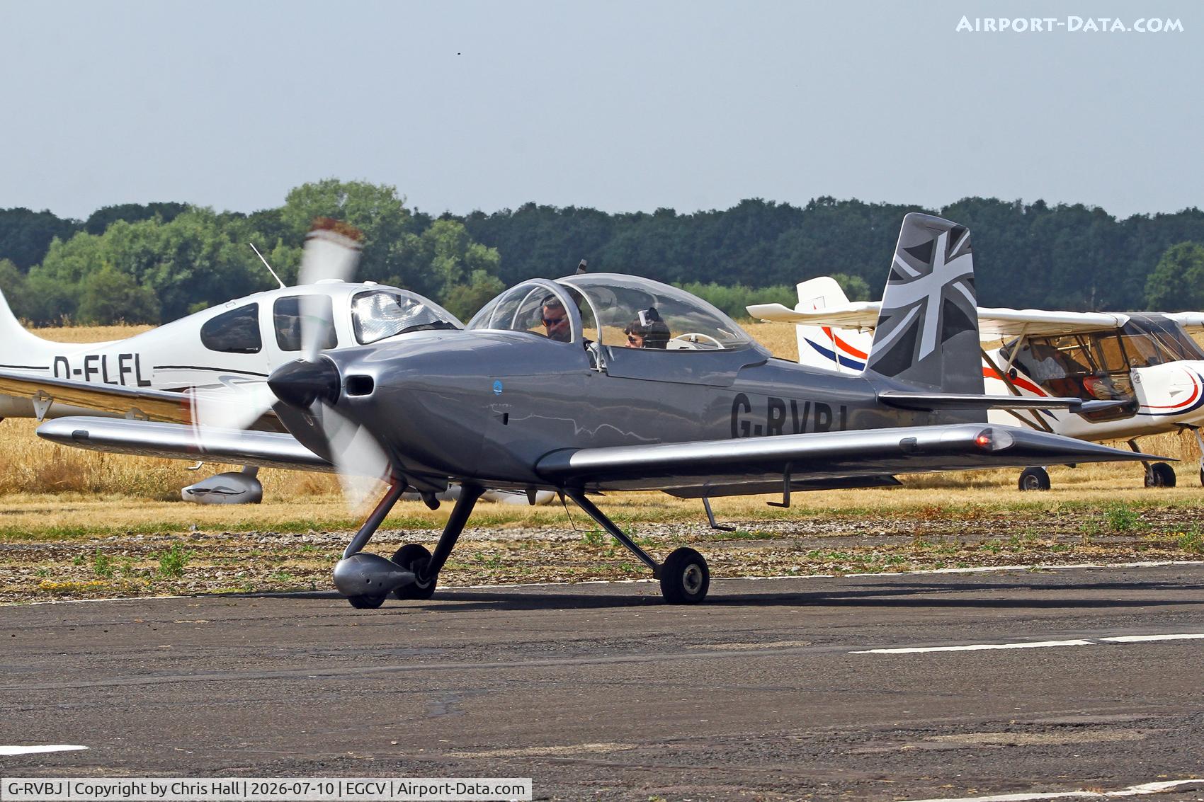 Aircraft G-RVBJ, 2020 Vans RV-8A, c/n LAA 303-15692, Sleapkosh 26, day 1, 10/07/26, at EGCV, photo by Chris Hall