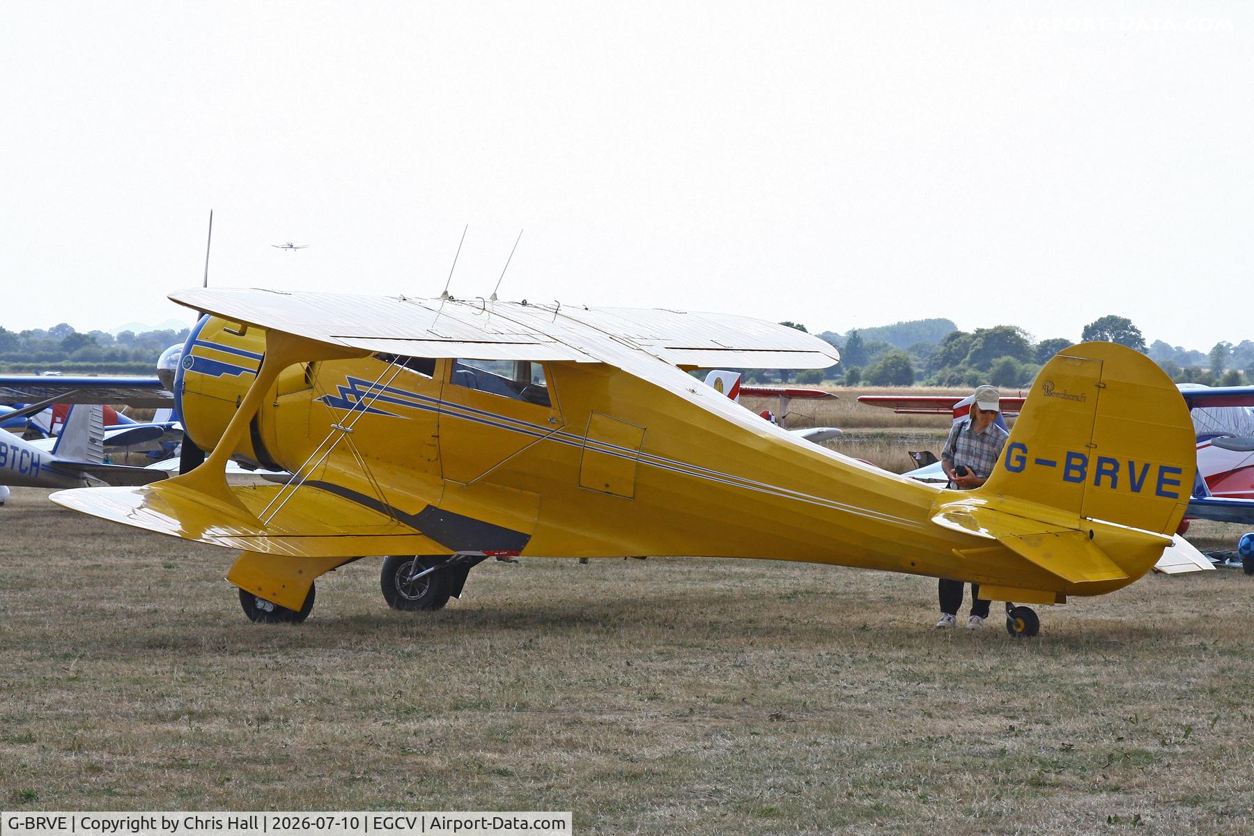 G-BRVE, 1945 Beech D17S Staggerwing, c/n 6701, Sleapkosh 26, day 1, 10/07/26