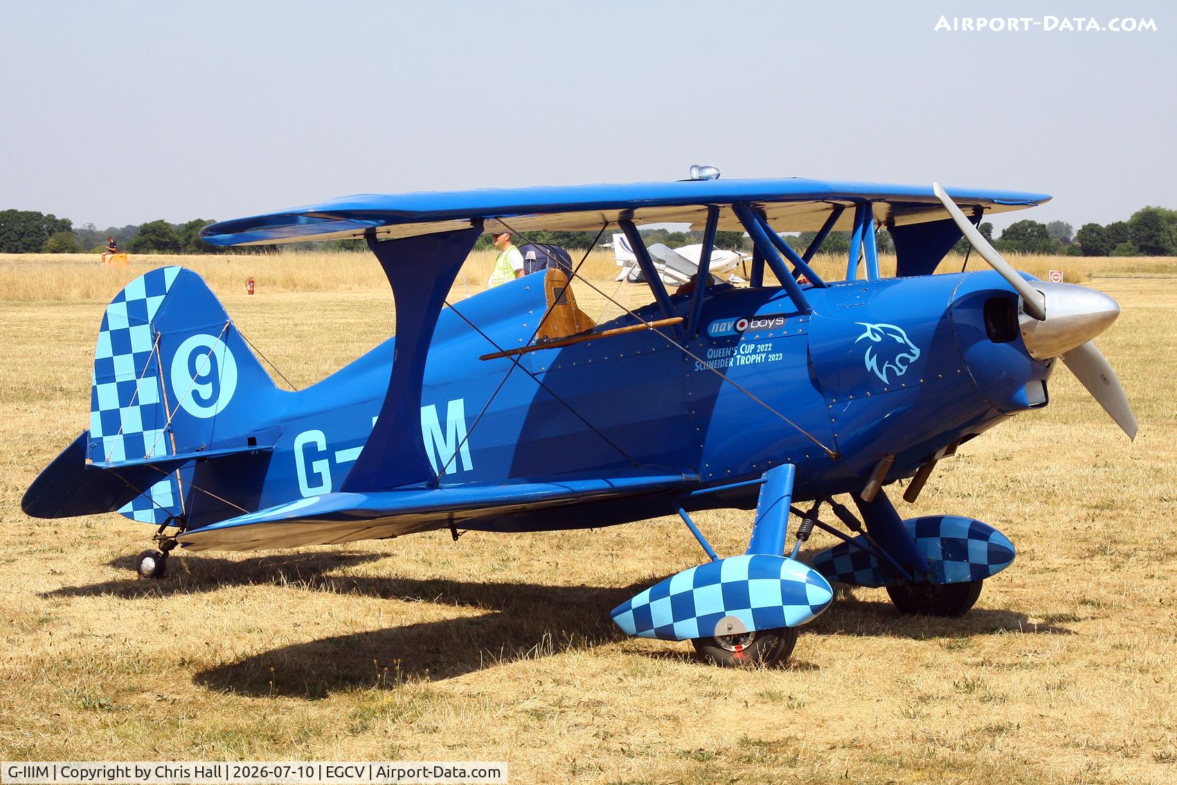 Aircraft G-IIIM, 1974 Stolp SA-100 Starduster, c/n 4258549, Sleapkosh 26, day 1, 10/07/26, at EGCV, photo by Chris Hall