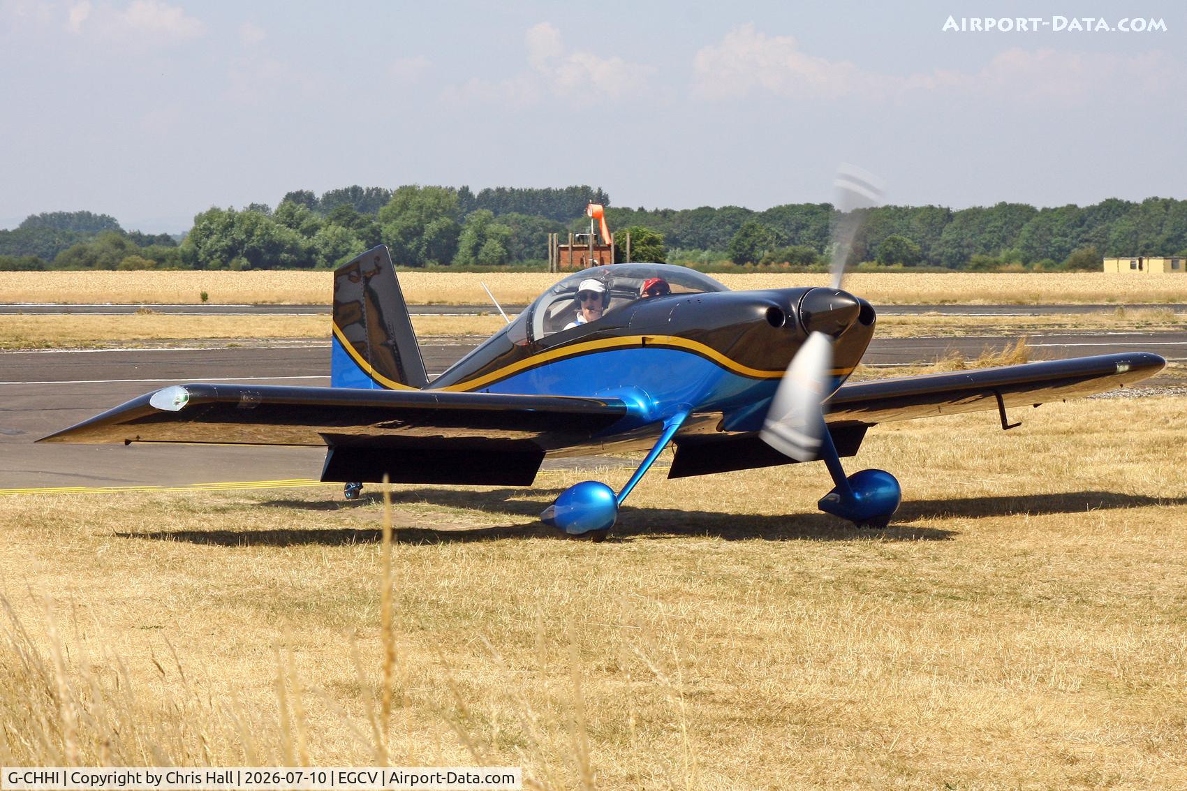 Aircraft G-CHHI, 2012 Vans RV-7, c/n LAA 323-15094, Sleapkosh 26, day 1, 10/07/26, at EGCV, photo by Chris Hall