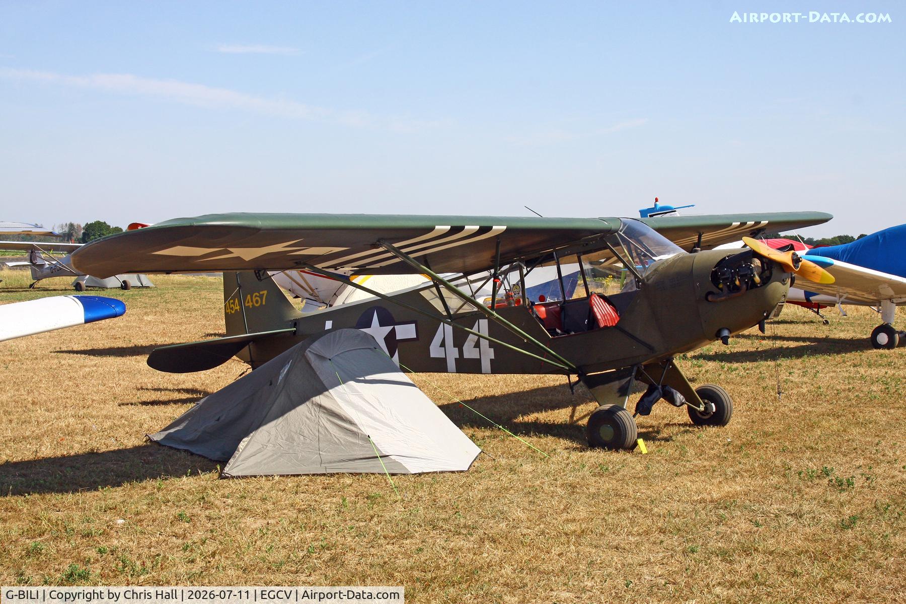 G-BILI, 1948 Piper L-4J Grasshopper (J3C-65D), c/n 13207, Sleapkosh 26, day 2, 11/07/26