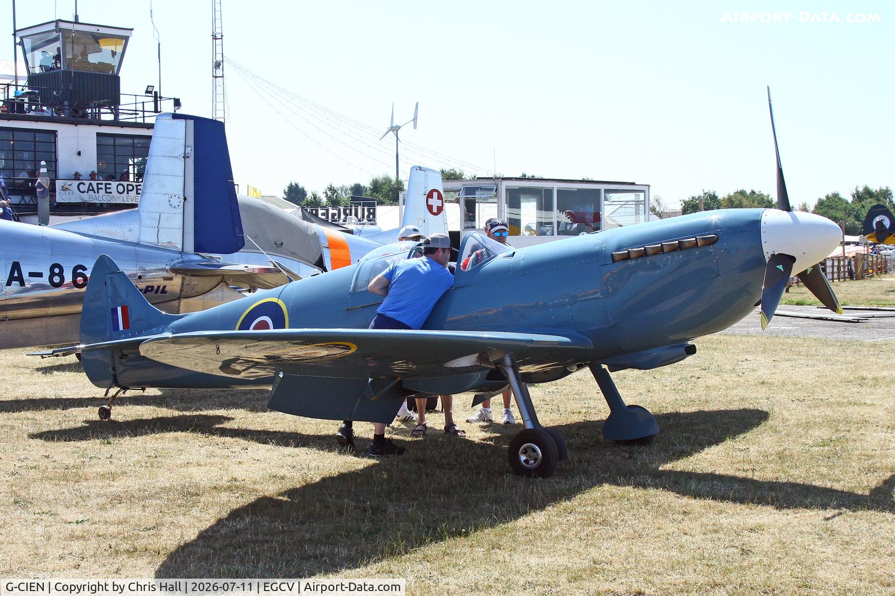 G-CIEN, 2014 Supermarine Aircraft Spitfire Mk.26, c/n PFA 324-14492, Sleapkosh 26, day 2, 11/07/26