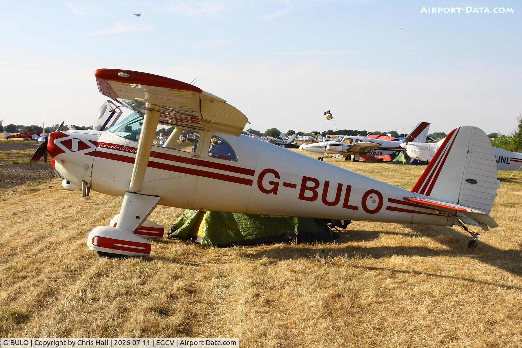 G-BULO, 1946 Luscombe 8F Silvaire, c/n 4216, Sleapkosh 26, day 2, 11/07/26