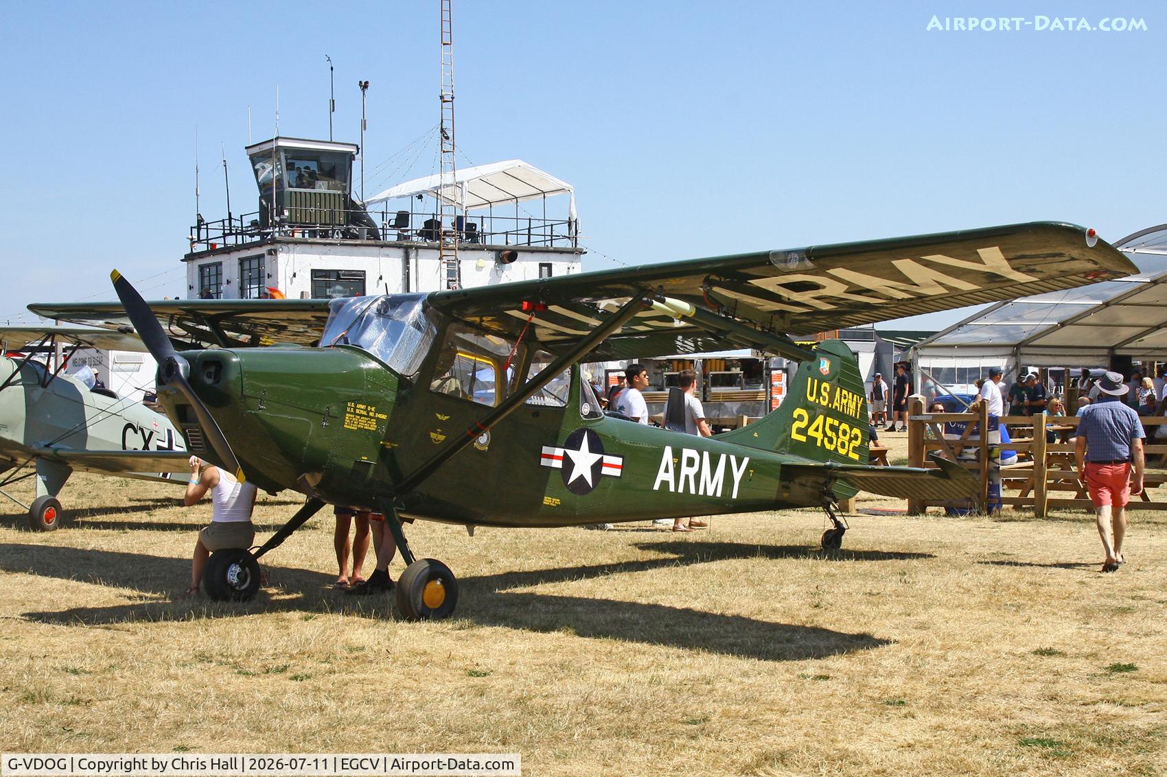 G-VDOG, 1958 Cessna O-1E Bird Dog, c/n 24582, Sleapkosh 26, day 2, 11/07/26