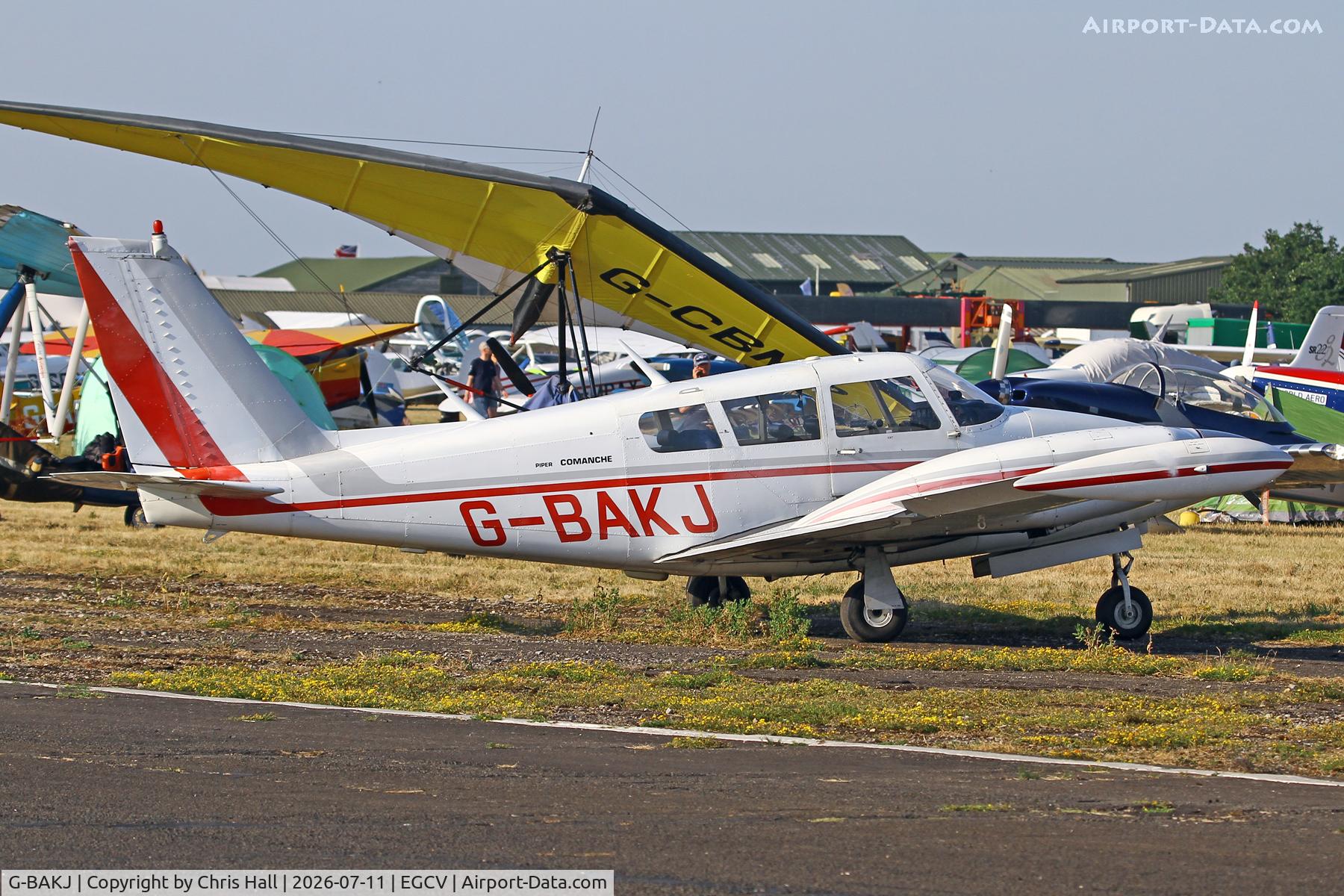 G-BAKJ, 1966 Piper PA-30-160 B Twin Comanche, c/n 30-1232, Sleapkosh 26, day 2, 11/07/26