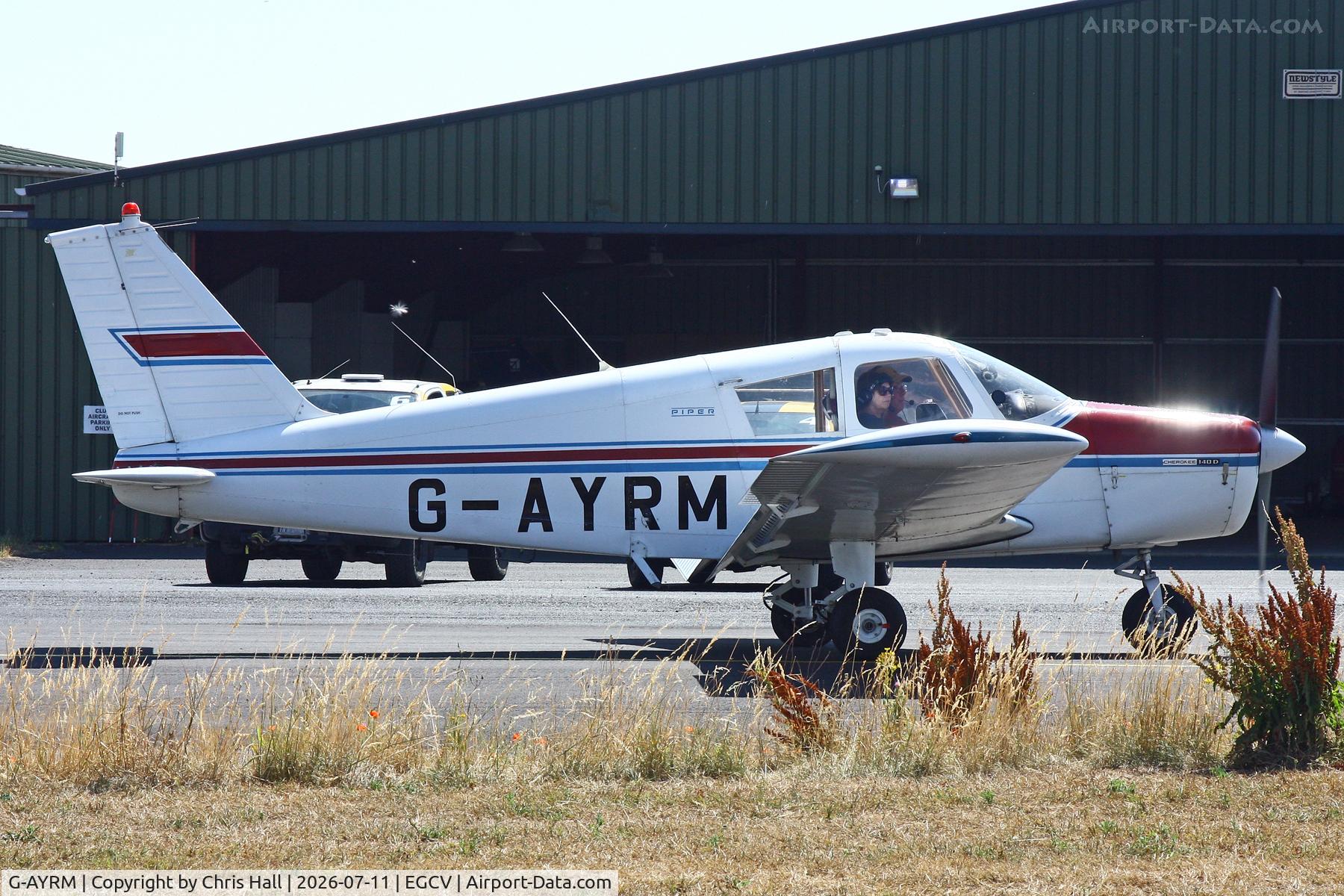 G-AYRM, 1970 Piper PA-28-140 Cherokee, c/n 28-7125049, Sleapkosh 26, day 2, 11/07/26
