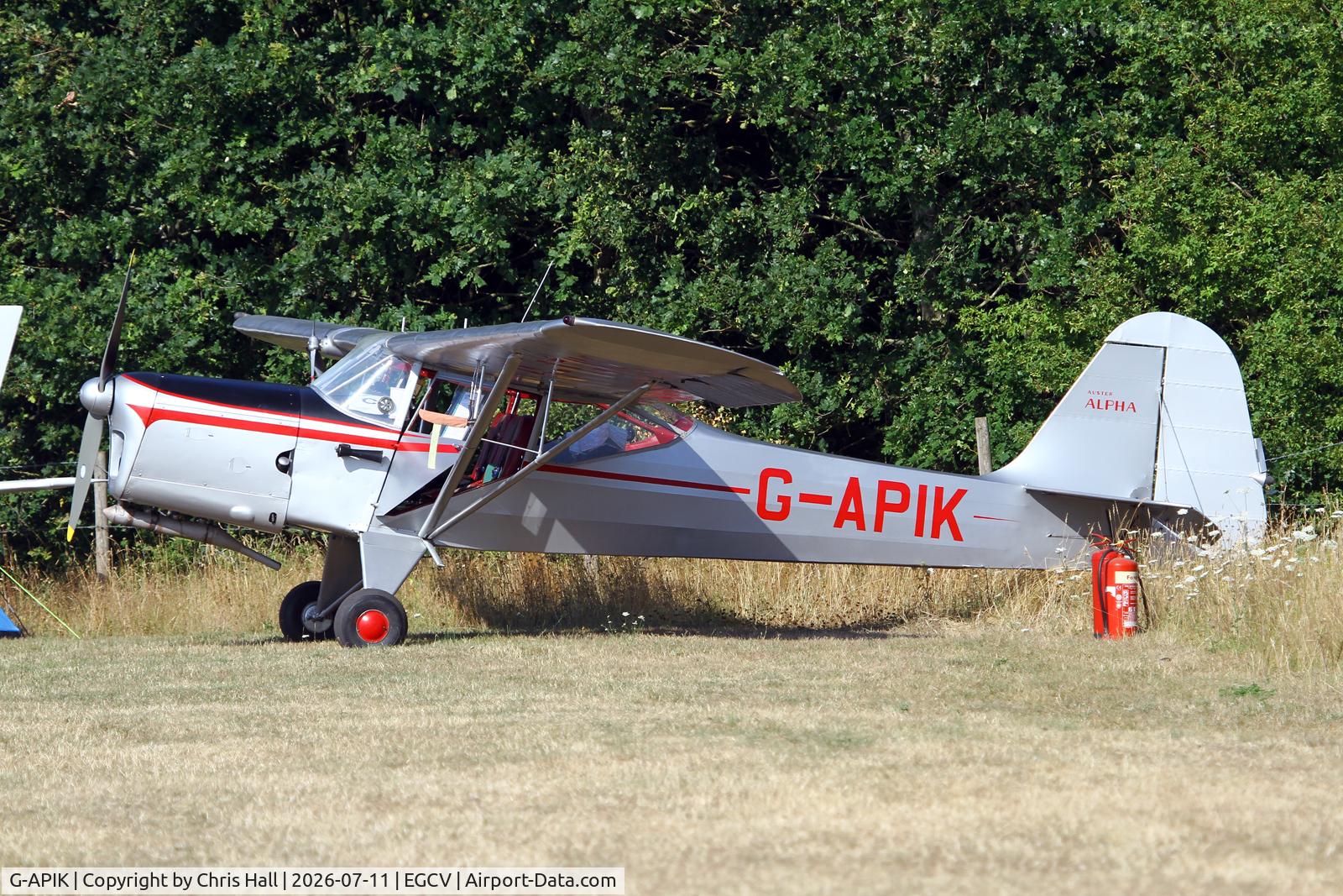 G-APIK, 1957 Auster J-1N Alpha, c/n 3375, Sleapkosh 26, day 2, 11/07/26