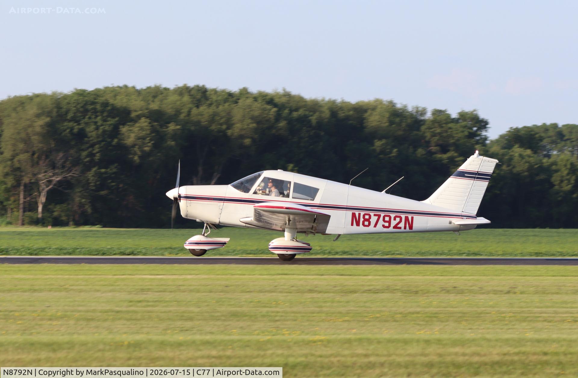 Aircraft N8792N, 1969 Piper PA-28-140, c/n 28-25633, Piper PA-28-140, at C77, photo by MarkPasqualino