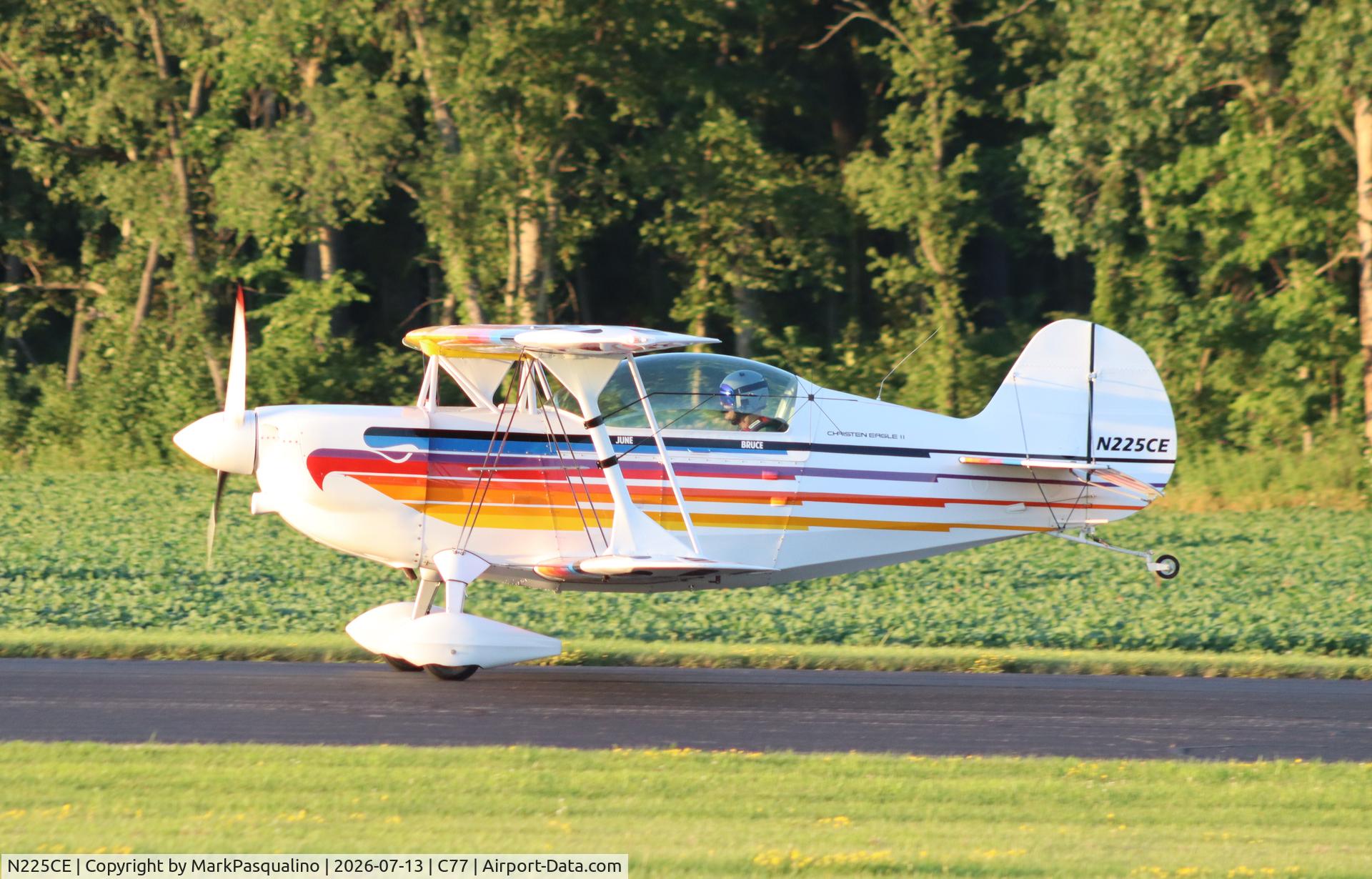Aircraft N225CE, 1982 Christen Eagle II, c/n GOURLEY-0001, Christen Eagle II, at C77, photo by MarkPasqualino