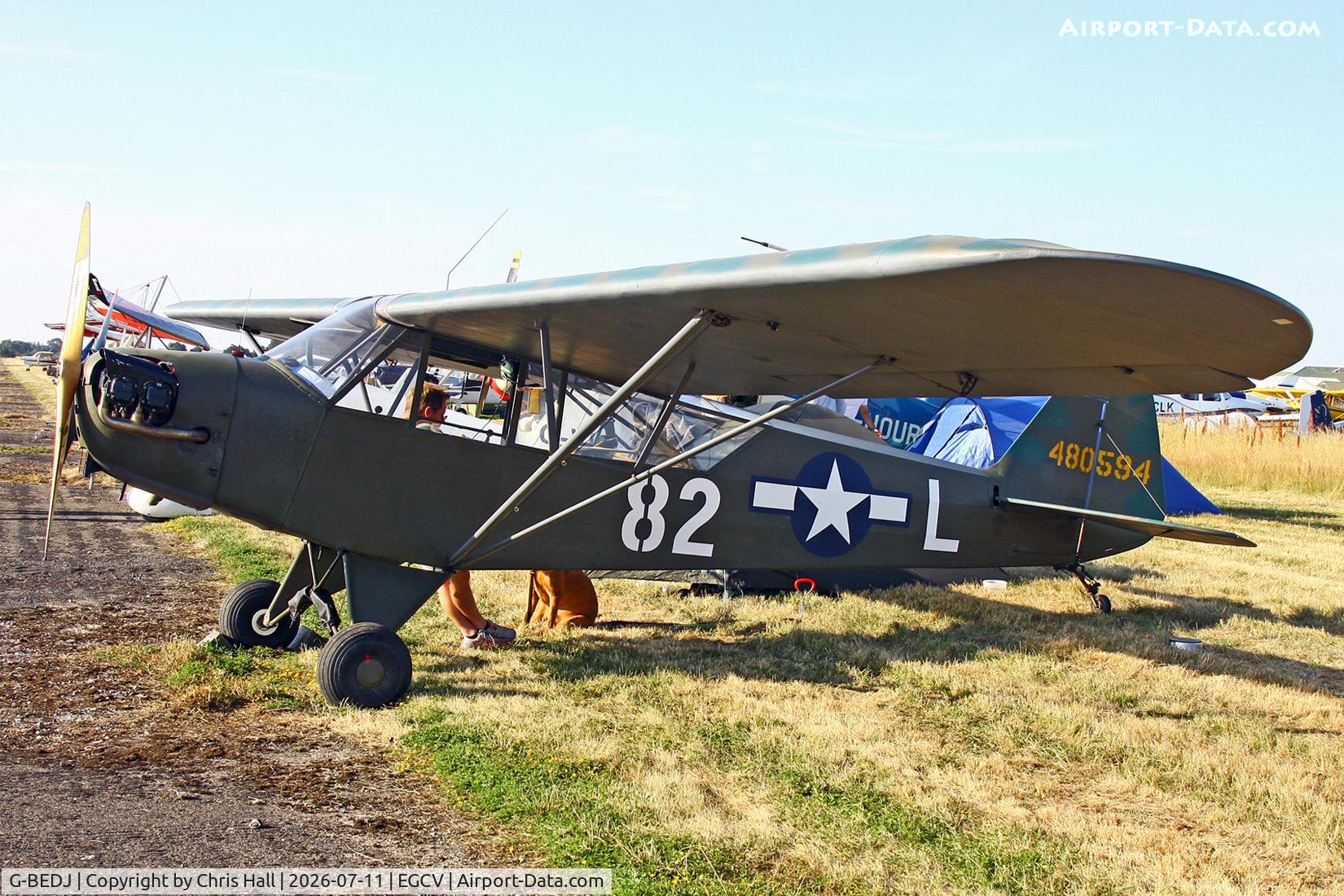 G-BEDJ, 1942 Piper L-4J Grasshopper (J3C-65D), c/n 12890, Sleapkosh 26, day 2, 11/07/26