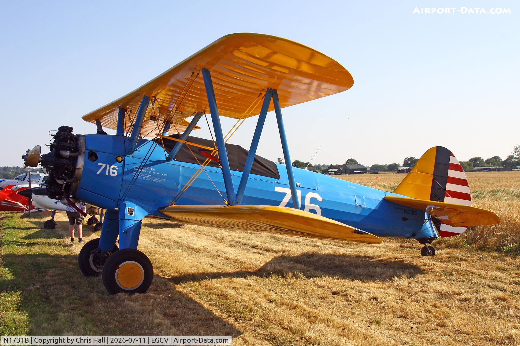 N1731B, 1943 Boeing E75, c/n 75-5716, Sleapkosh 26, day 2, 11/07/26