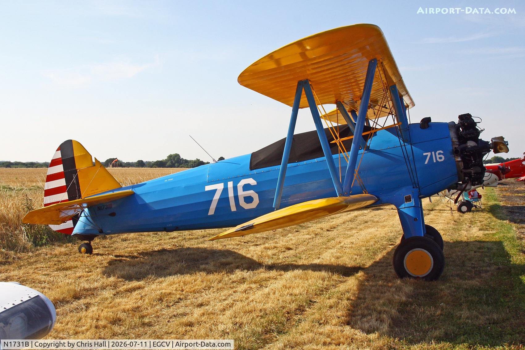 N1731B, 1943 Boeing E75, c/n 75-5716, Sleapkosh 26, day 2, 11/07/26