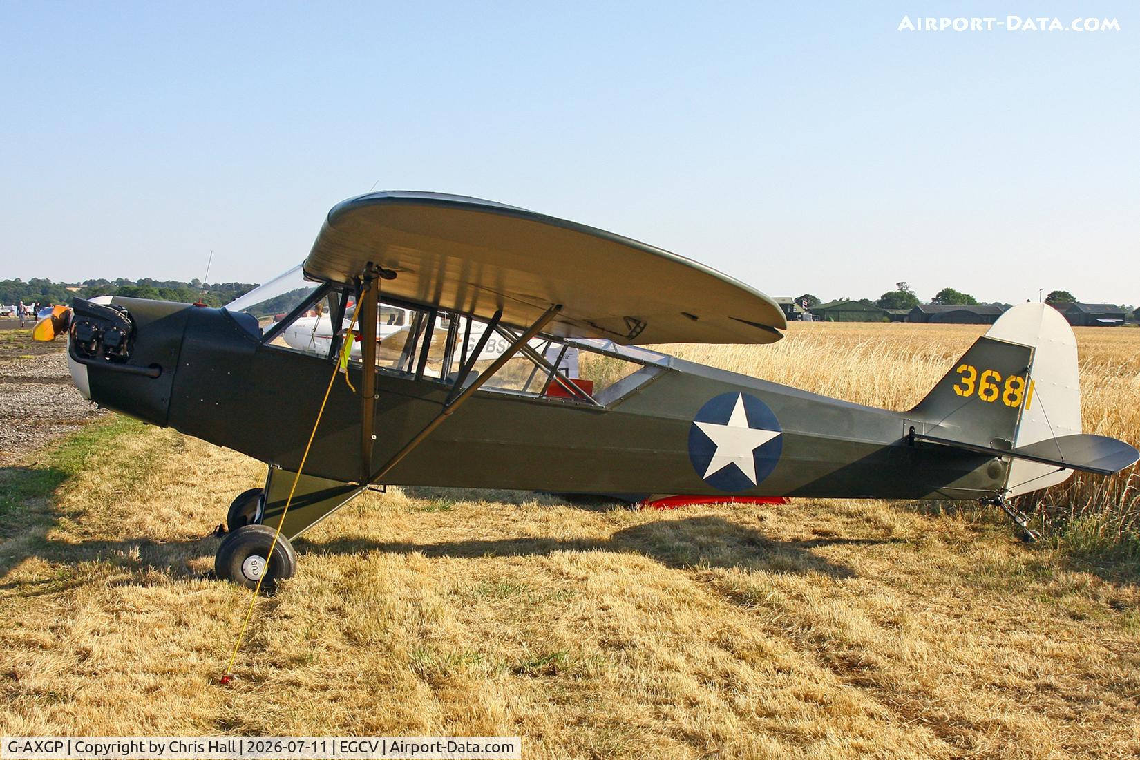 G-AXGP, 1942 Piper J3C-90 Cub, c/n 9542, Sleapkosh 26, day 2, 11/07/26
