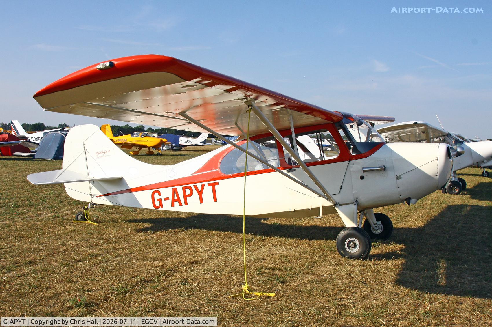 G-APYT, 1960 Champion 7FC Tri-Traveler, c/n 387, Sleapkosh 26, day 2, 11/07/26